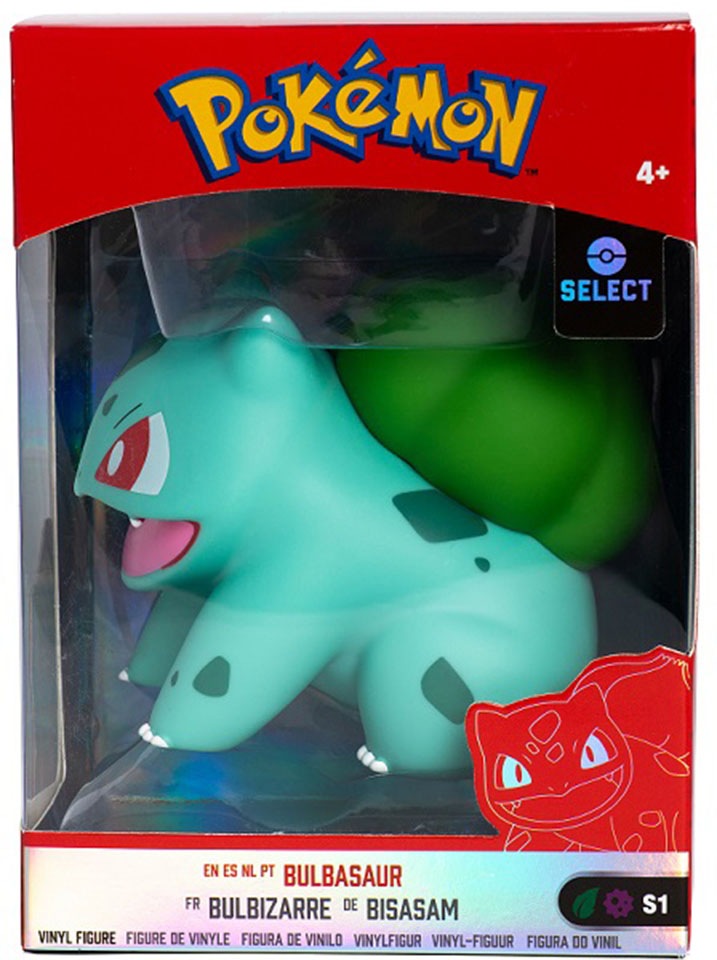 Jazwares Merchandise-Figur »Pokémon - Bisasam - Vinyl Figur 10 cm«, (1 tlg.), aus Vinyl
