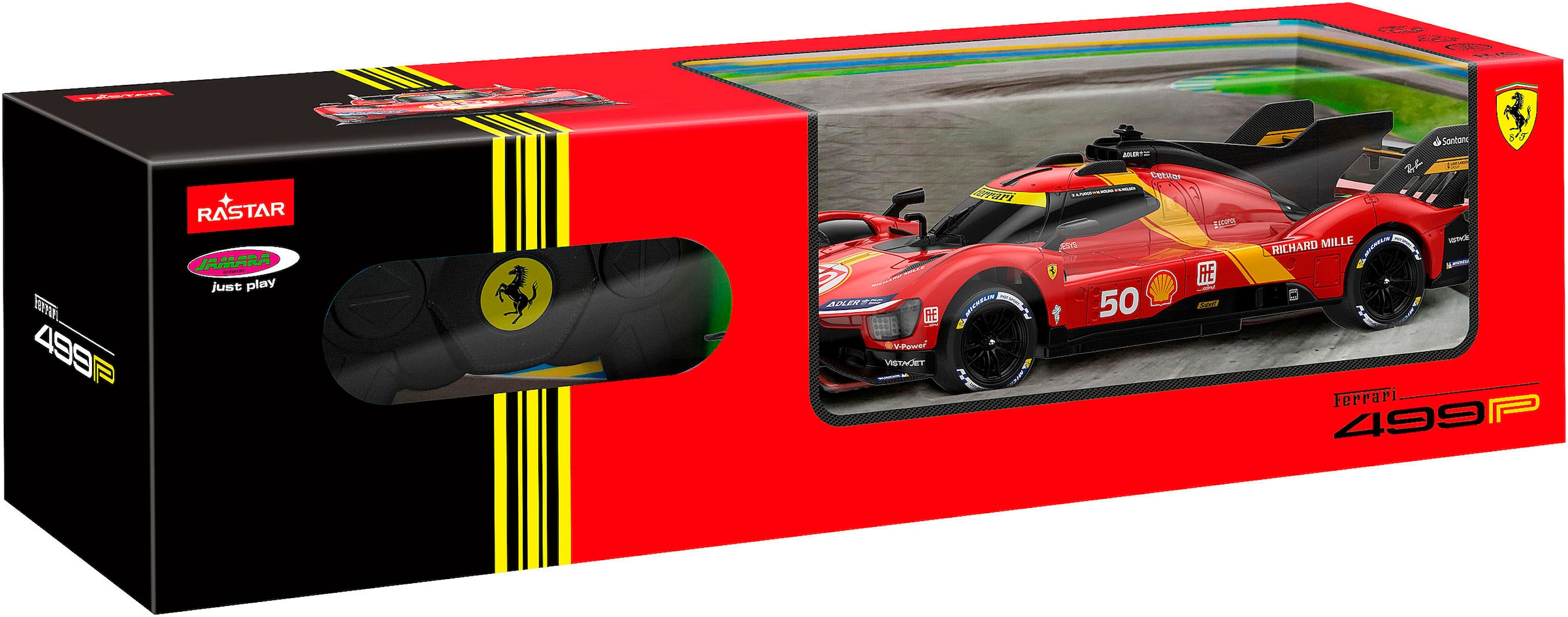 Jamara RC-Auto »Ferrari 499P rot 2,4GHz« Maßstab 1:24