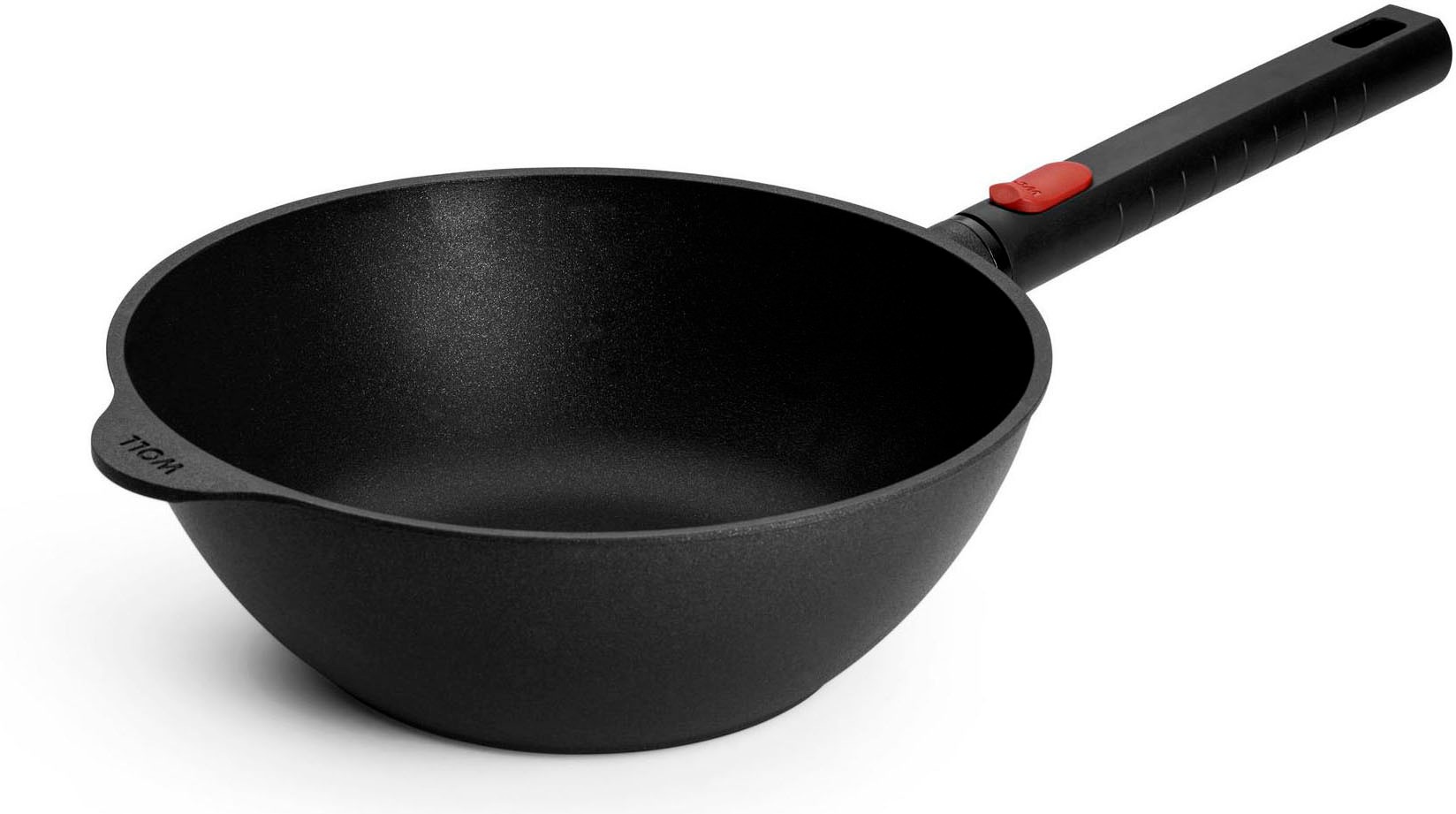 WOLL MADE IN GERMANY Wok »Logic XR« Aluminiumguss Ø 24, inkl. Deckel und Wok-Wender, Induktion