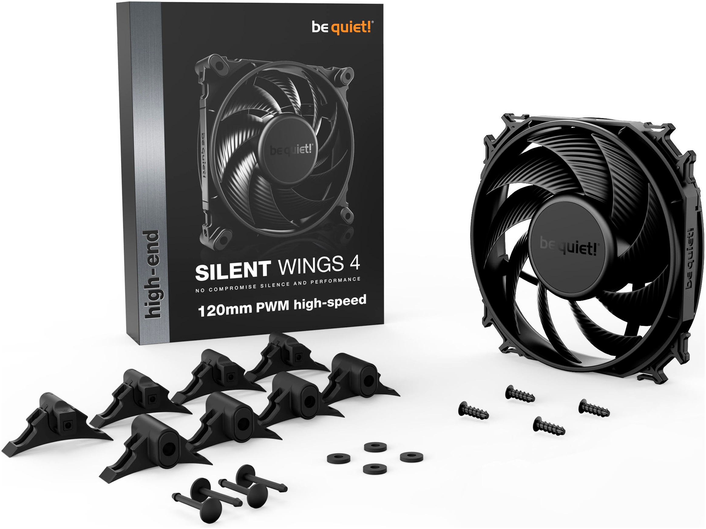 be quiet! Gehäuselüfter »SILENT WINGS 4  120mm PWM high-speed«