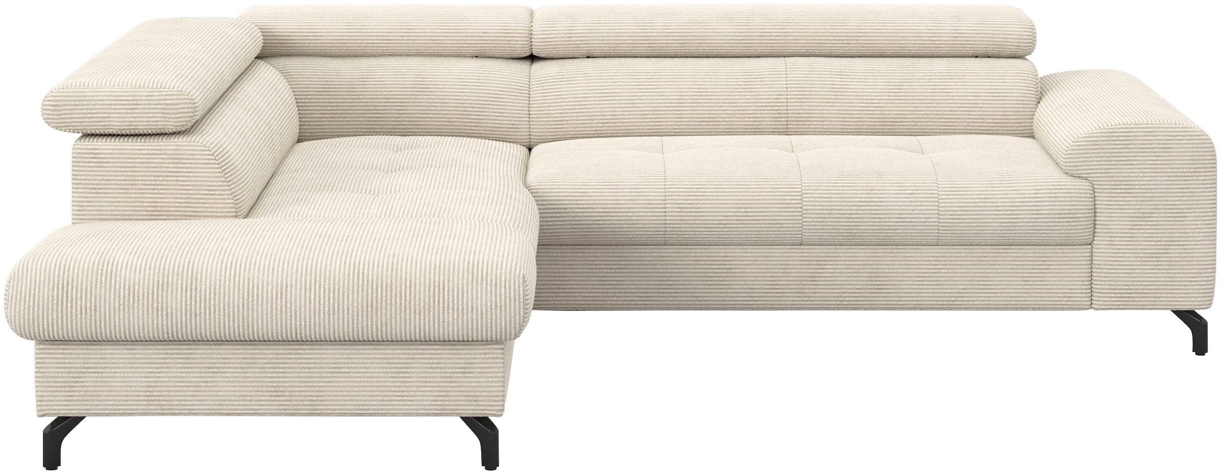 COTTA Ecksofa »Aura L-Form«, mit Schlaffunktion, Bettkasten und Kopfteilverstellung
