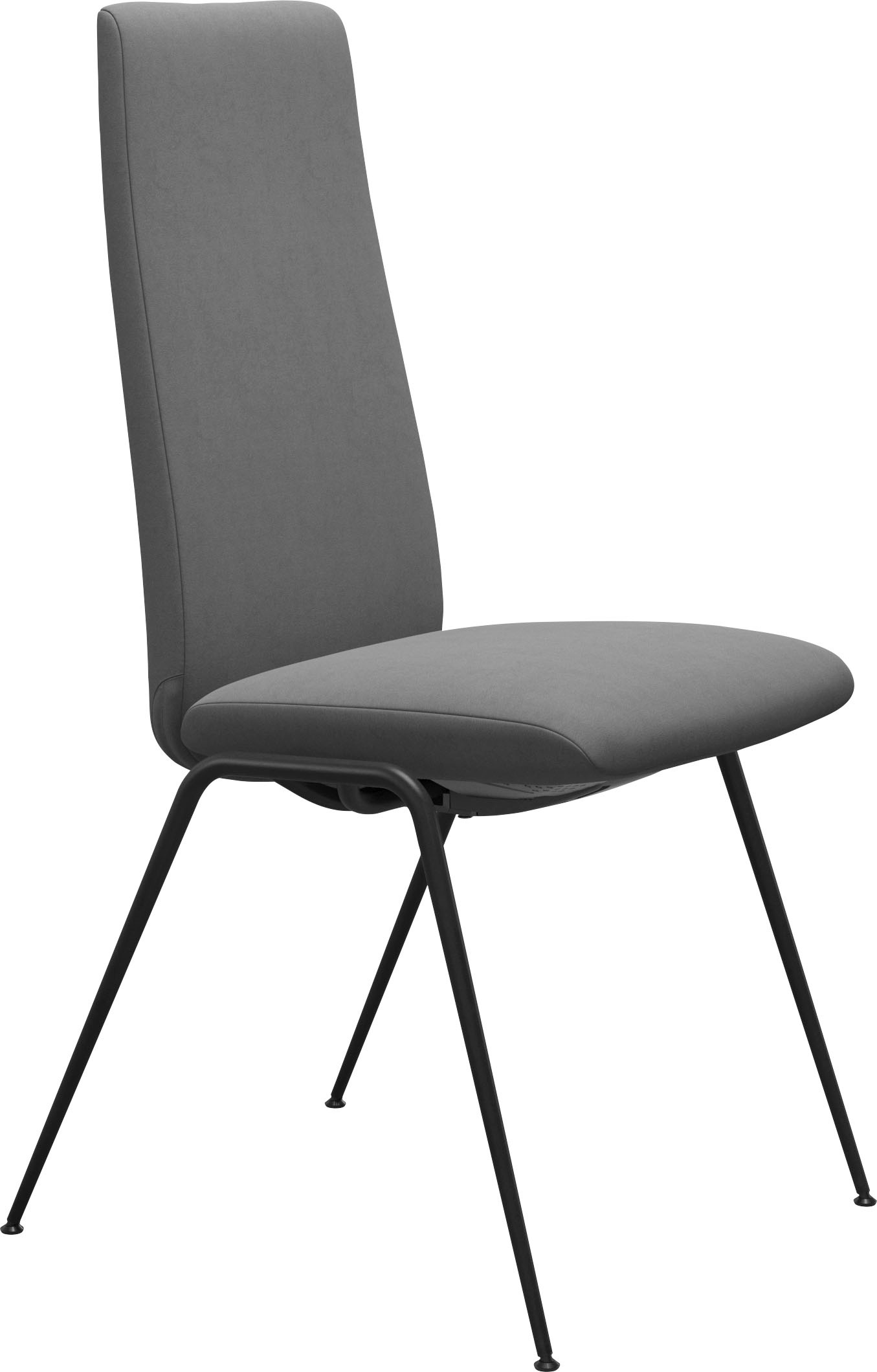 Stressless® Polsterstuhl »Laurel«, Microfaser DINAMICA, High Back, Größe M, mit Beinen aus Stahl in Schwarz matt