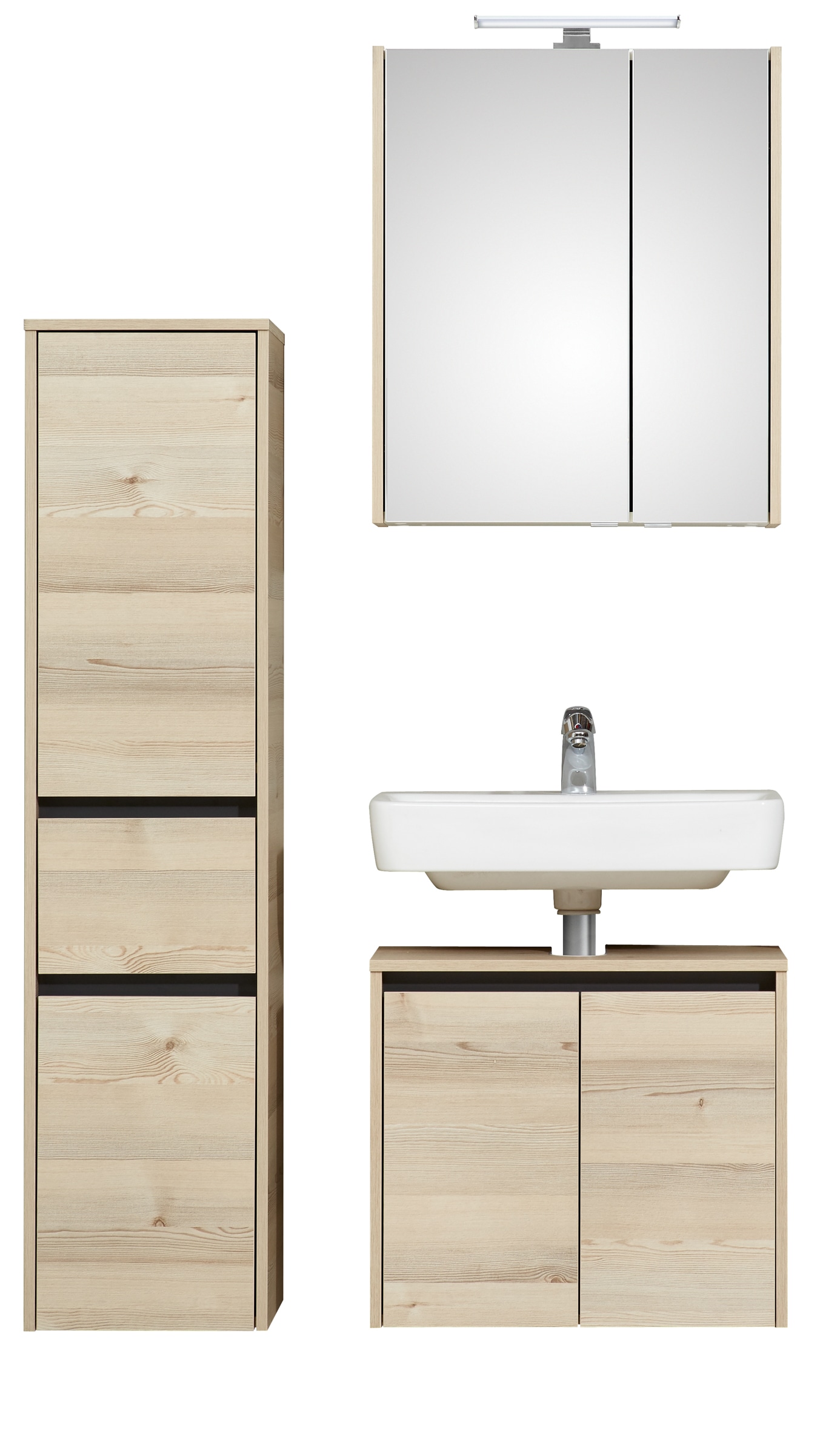 Saphir Badmöbel-Set »Quickset 393«, (Komplett-Set, 3 St.) günstig online kaufen