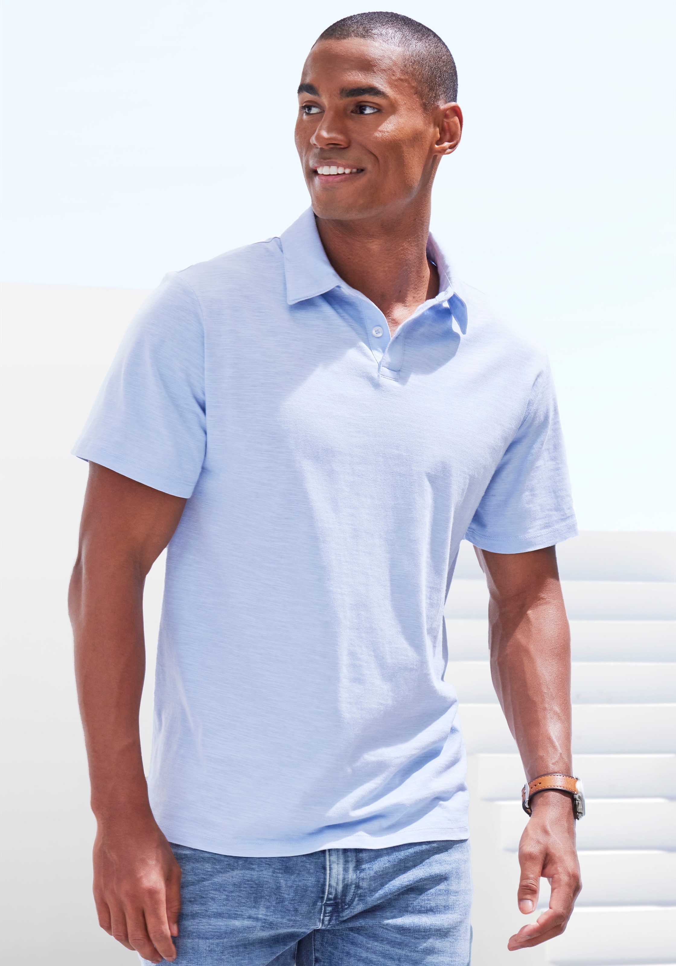 John Devin Poloshirt, aus besonderer slub-yarn Qualität