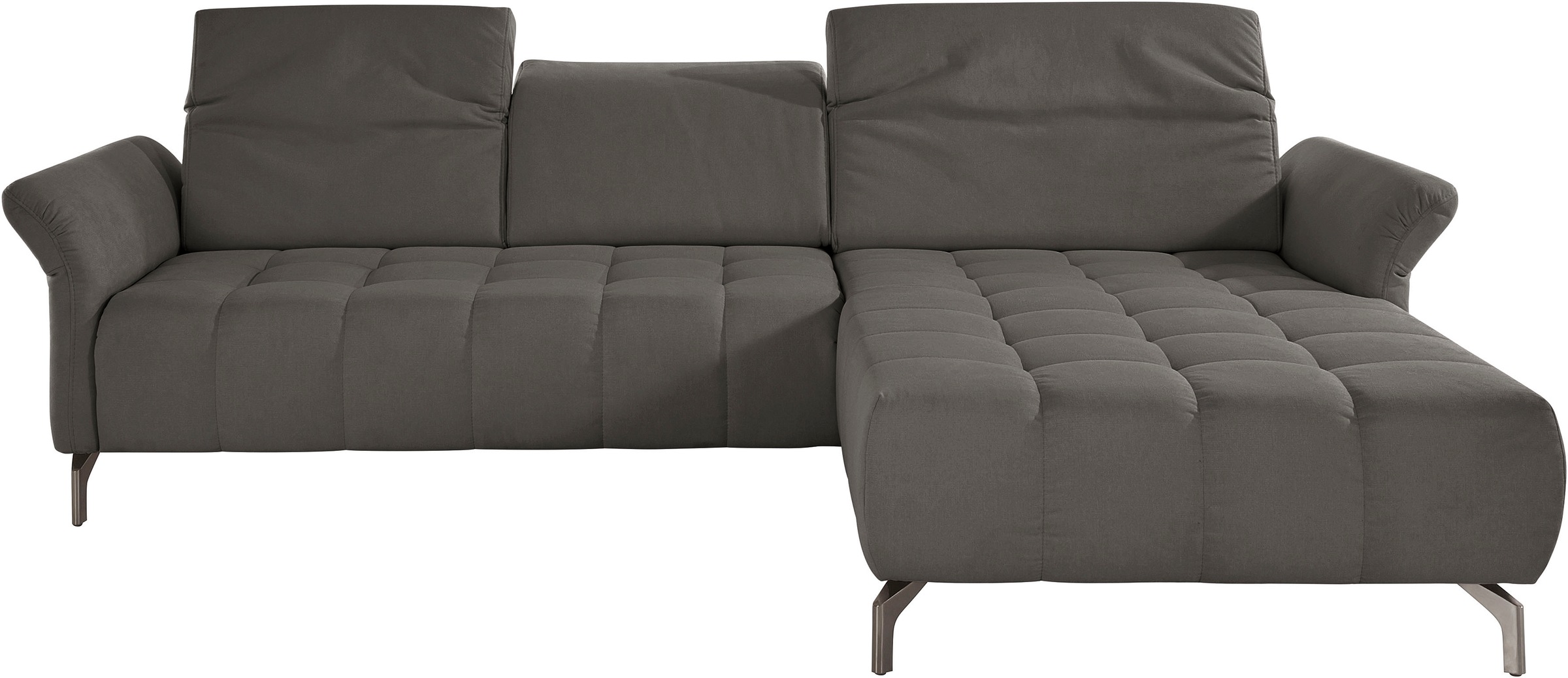 Home affaire Ecksofa »Fresh L-Form« Federkern, wahlweise Kopfteilverstellun günstig online kaufen