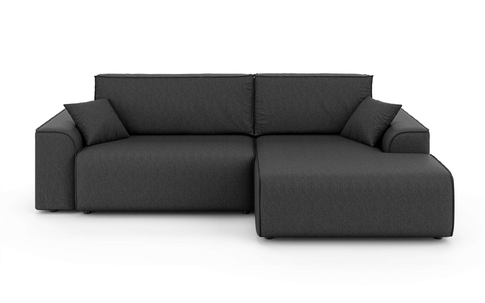 Home affaire Ecksofa »Santenay mit Bettfunktion und Bettkasten, Maße: B/T/H günstig online kaufen
