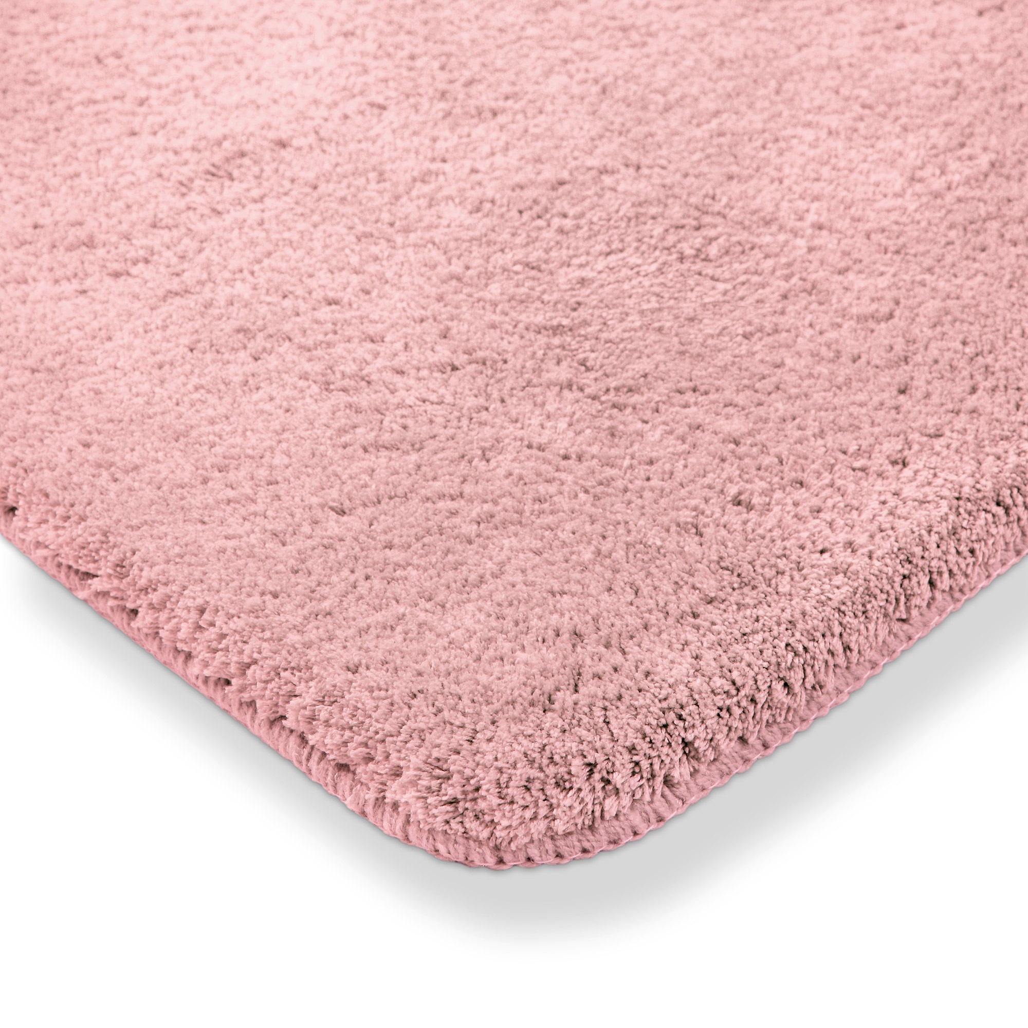 my home Badematte »Neele«, rutschhemmend beschichtet, schnell trocknend, Badteppich, getuftet, modern, Uni, antirutsch, flauschig, hochflor
