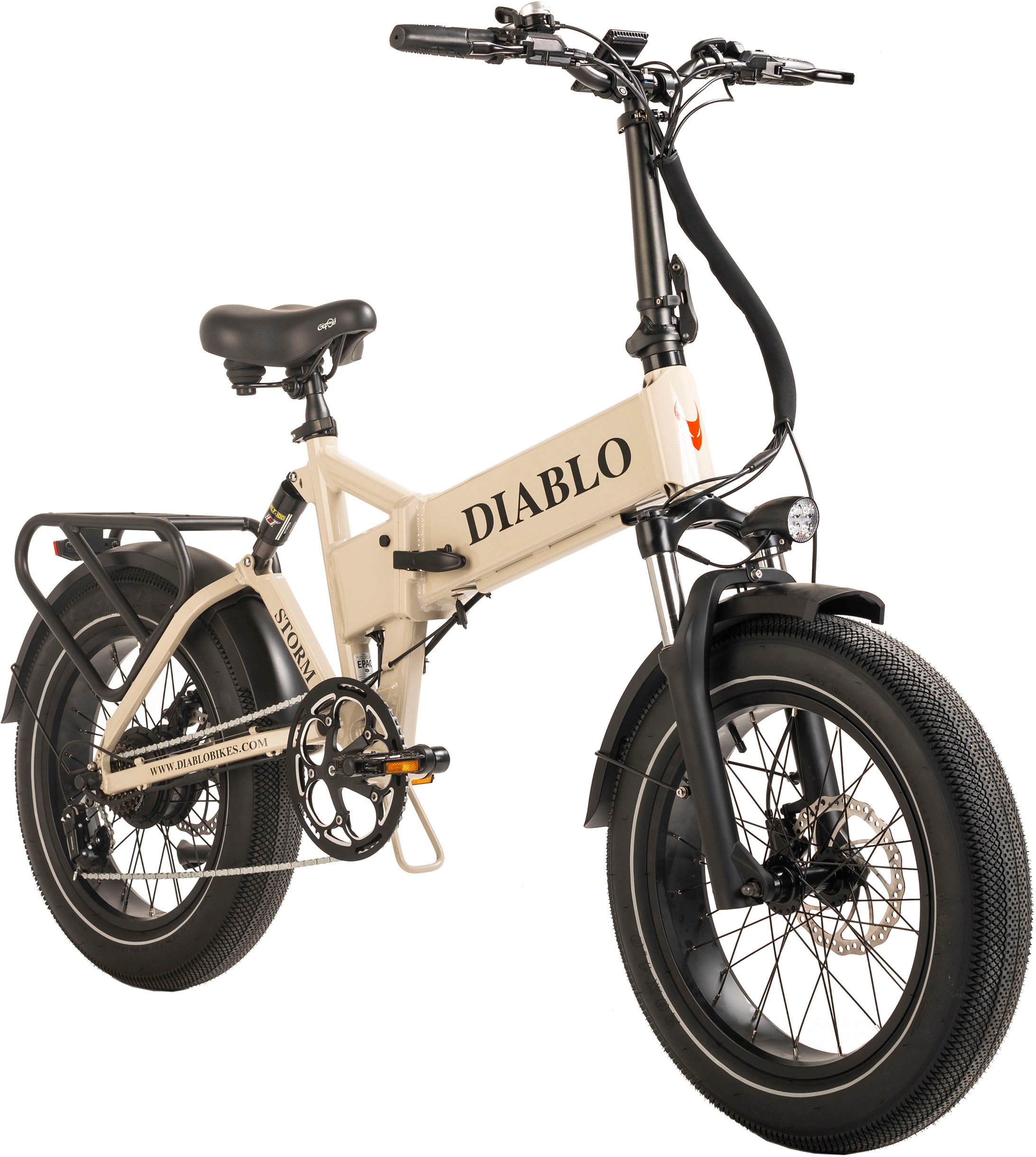 DIABLO BIKES E-Bike »Storm«, 7 Gang, Shimano, Tourney, Heckmotor 250 W, Pedelec, Elektrofahrrad für Damen u. Herren