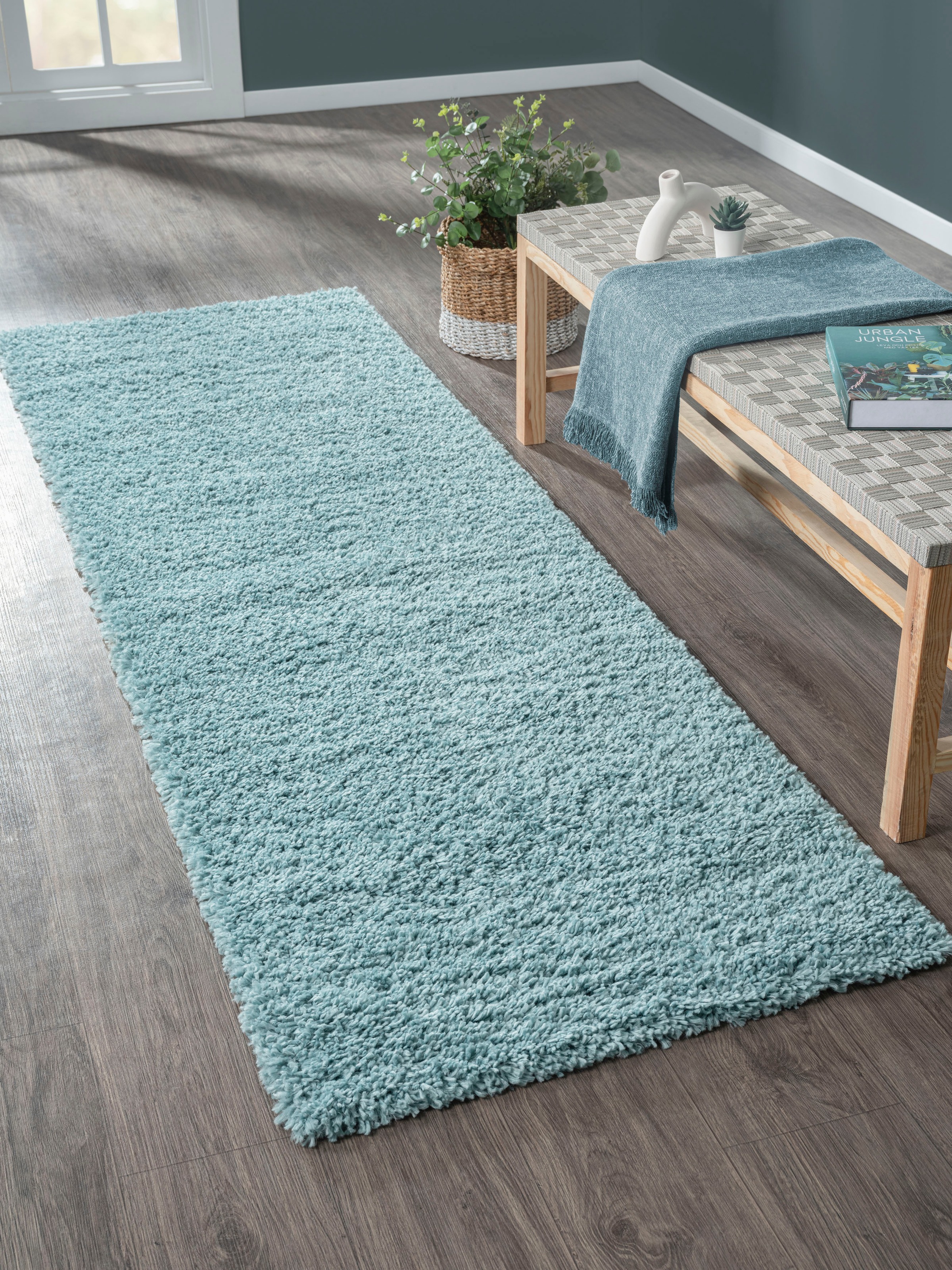 Myflair Möbel & Accessoires Hochflor-Läufer »My Shaggy«, rechteckig, 37 mm günstig online kaufen