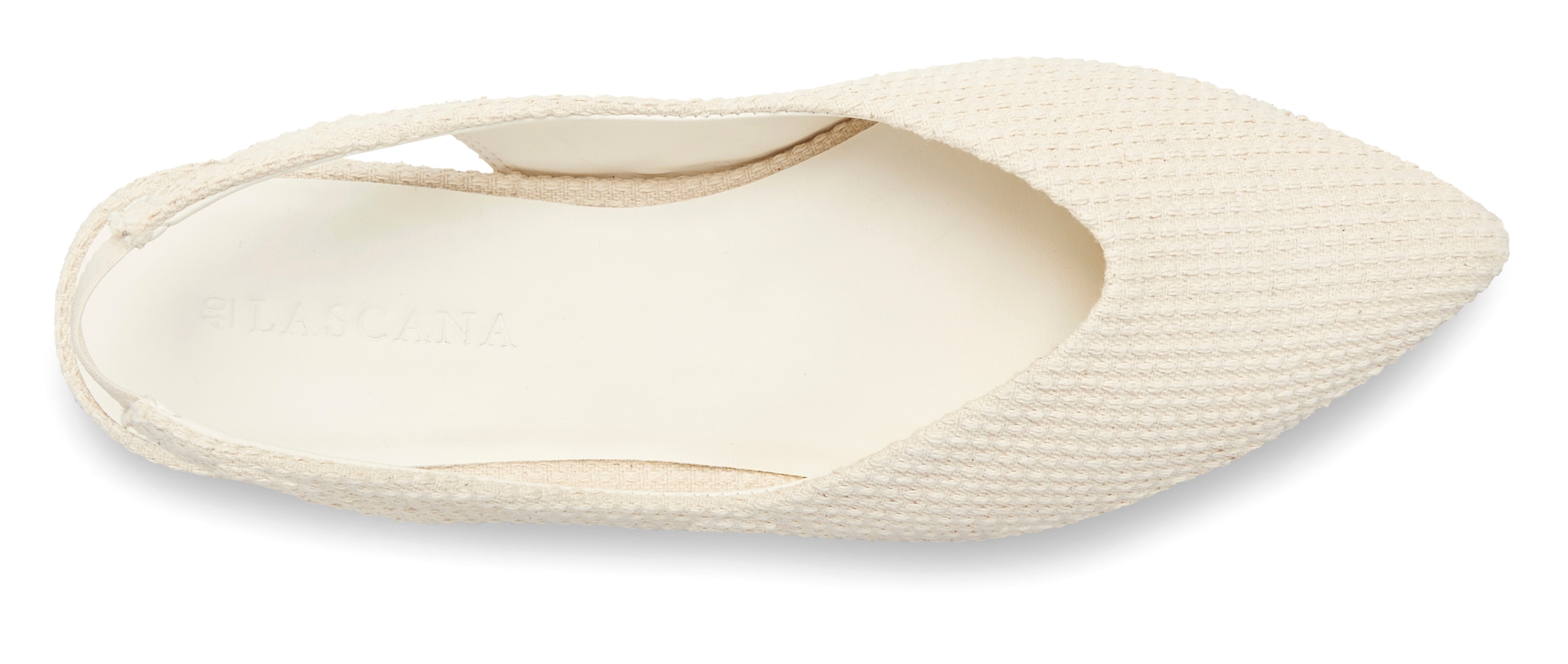 LASCANA Ballerina »Sling-Ballerina, Sandale,«  mit elastischem Riemchen aus Textil VEGAN