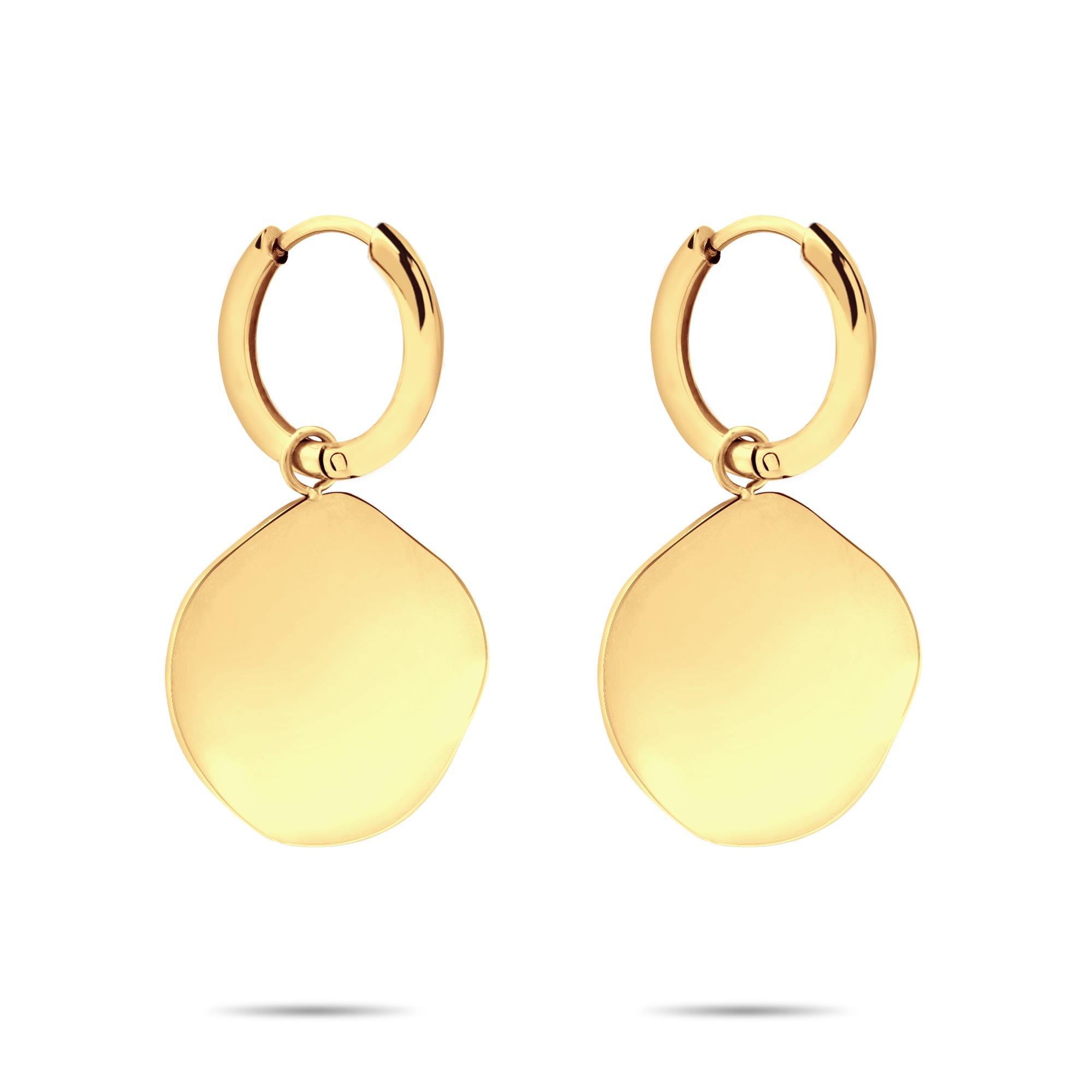 Liebeskind Berlin Paar Creolen »Schmuck Geschenk Edelstahl Ohrringe The Organic Treasure«, Einhänger abnehmbar