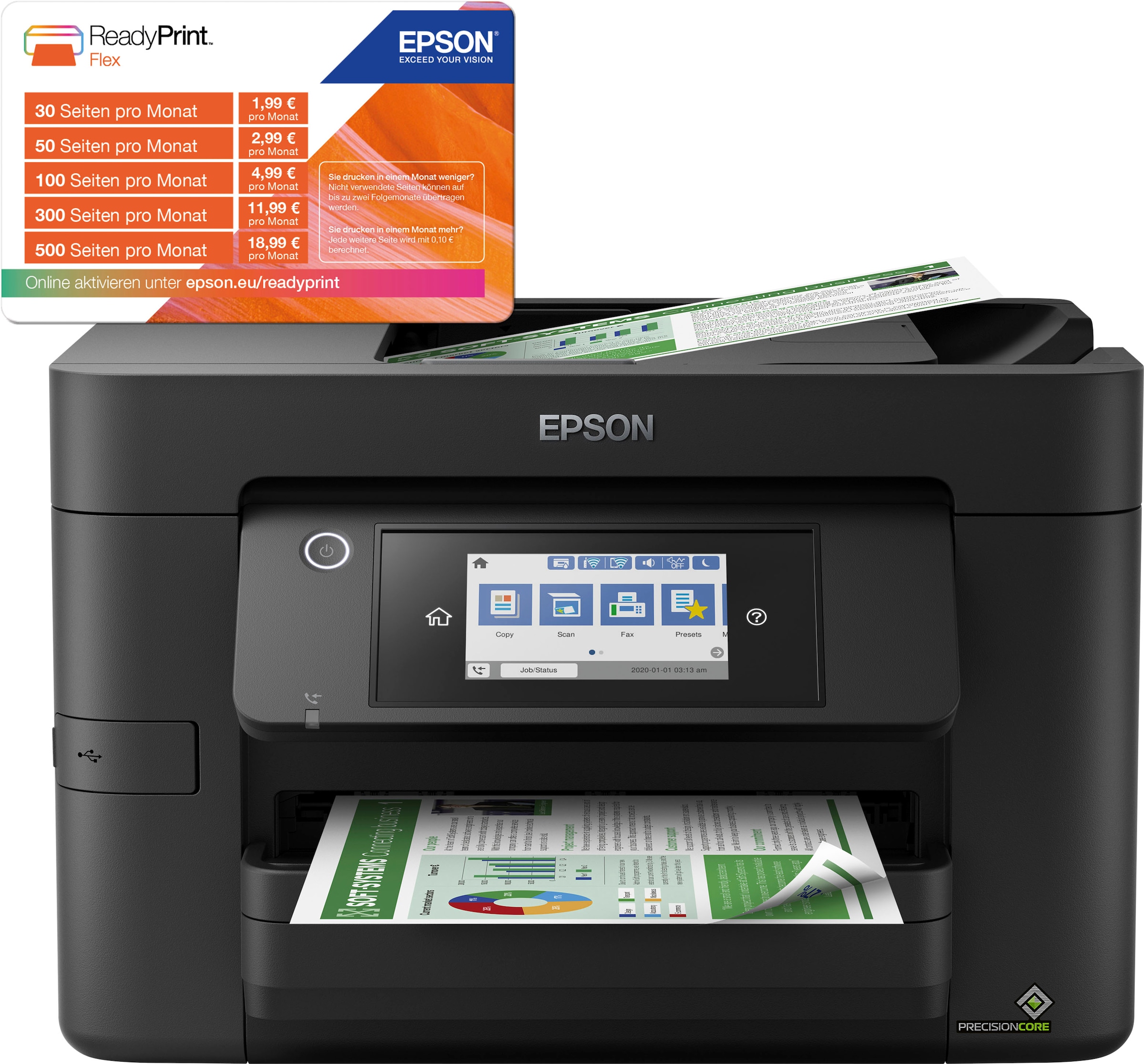 Epson Tintenstrahldrucker »WorkForce Pro WF-4820DWF«