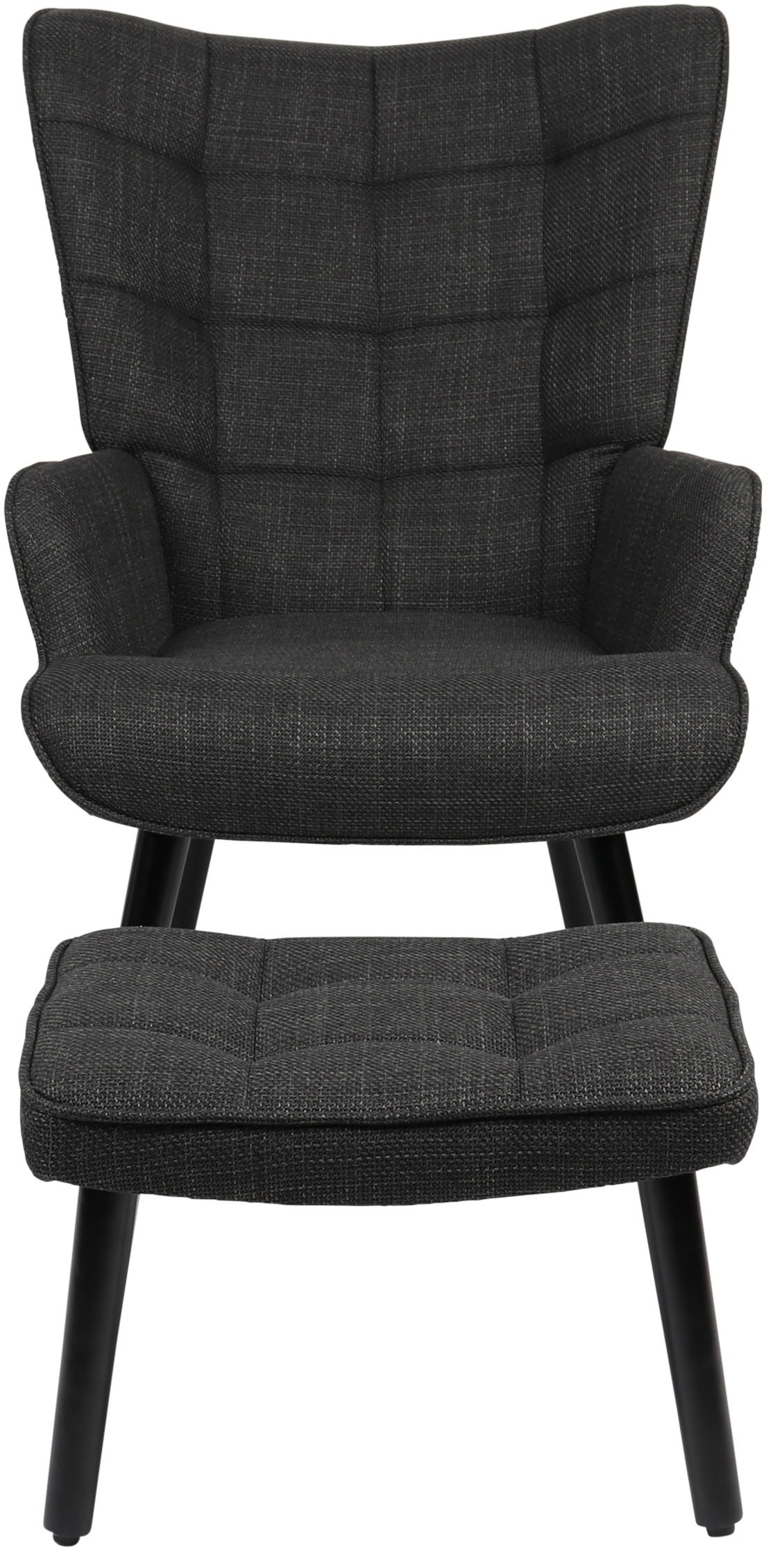 HELA Loungesessel »PAROS«, (Set, 2 St., Sessel mit Hocker), Sessel mit Hock günstig online kaufen