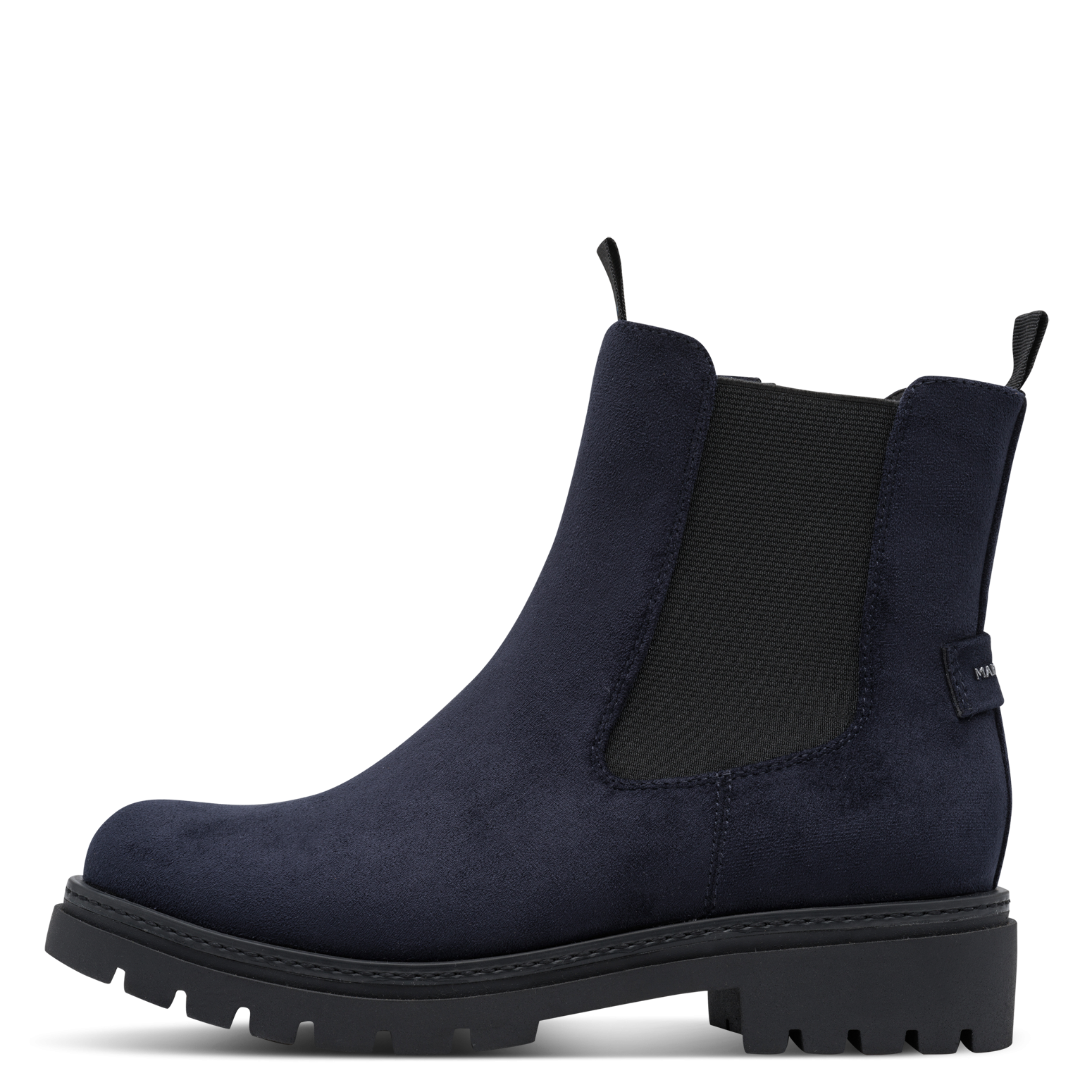MARCO TOZZI Chelseaboots  Blockabsatz, Stiefelette mit Stretcheinsatz an der Außenseite