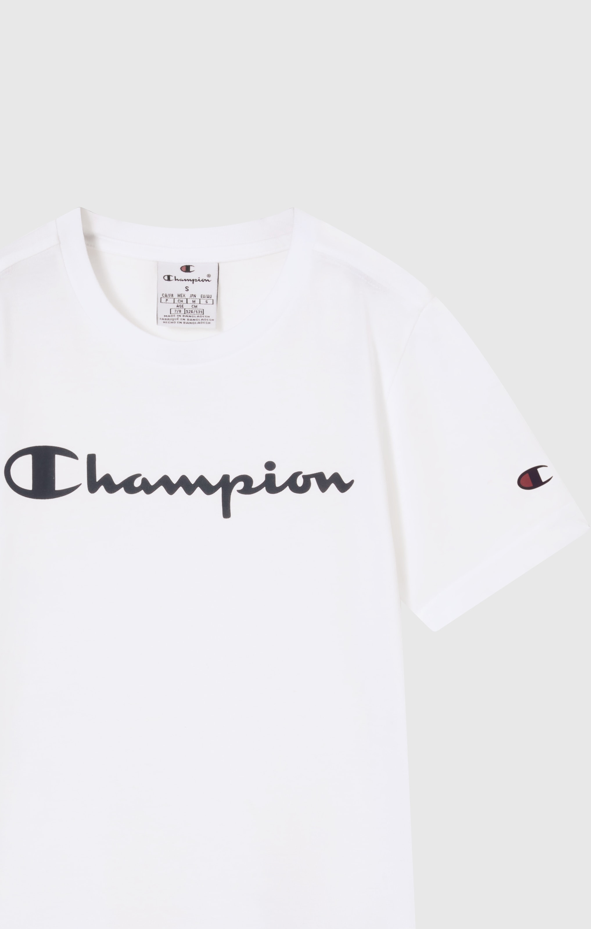 Champion T-Shirt »SPORTWEAR T-SHIRT Standard Fit« Kurzarm, für Kinder, aus Baumwolle, Standard Fit