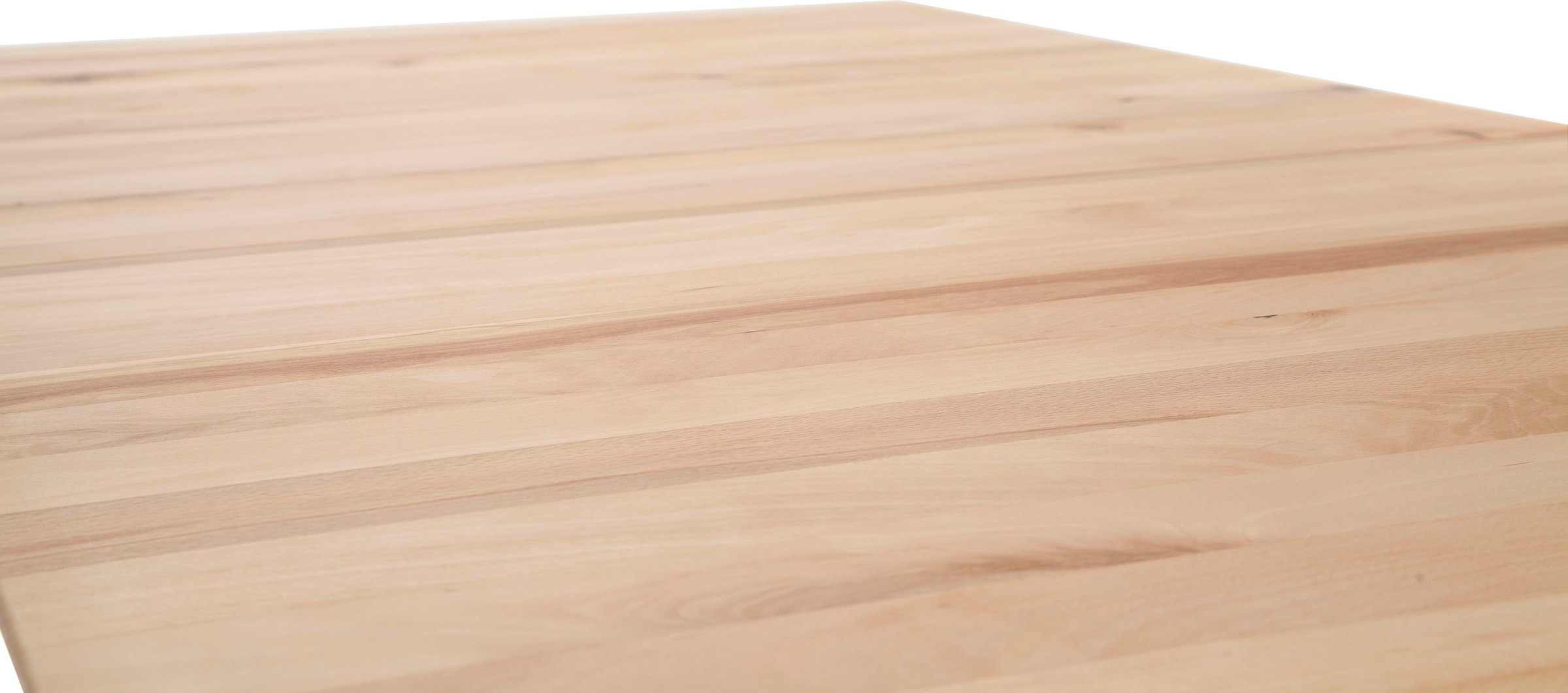 MCA furniture Esstisch »Cuba«, Esstisch Massivholz ausziehbar, Tischplatte mit Synchronauszug