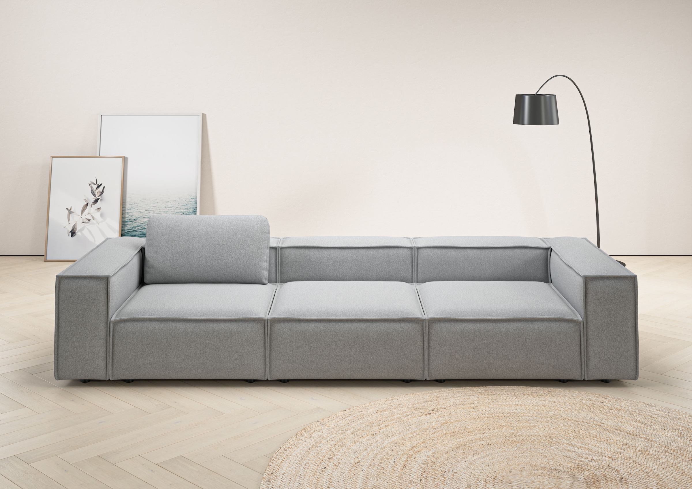 Home affaire 3,5-Sitzer »Watertown, modernes Big-Sofa XXL, 336 cm Breite, a günstig online kaufen