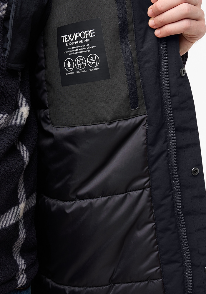 Jack Wolfskin Funktionsparka »GLETSCHERSEE PARKA M«, mit Kapuze