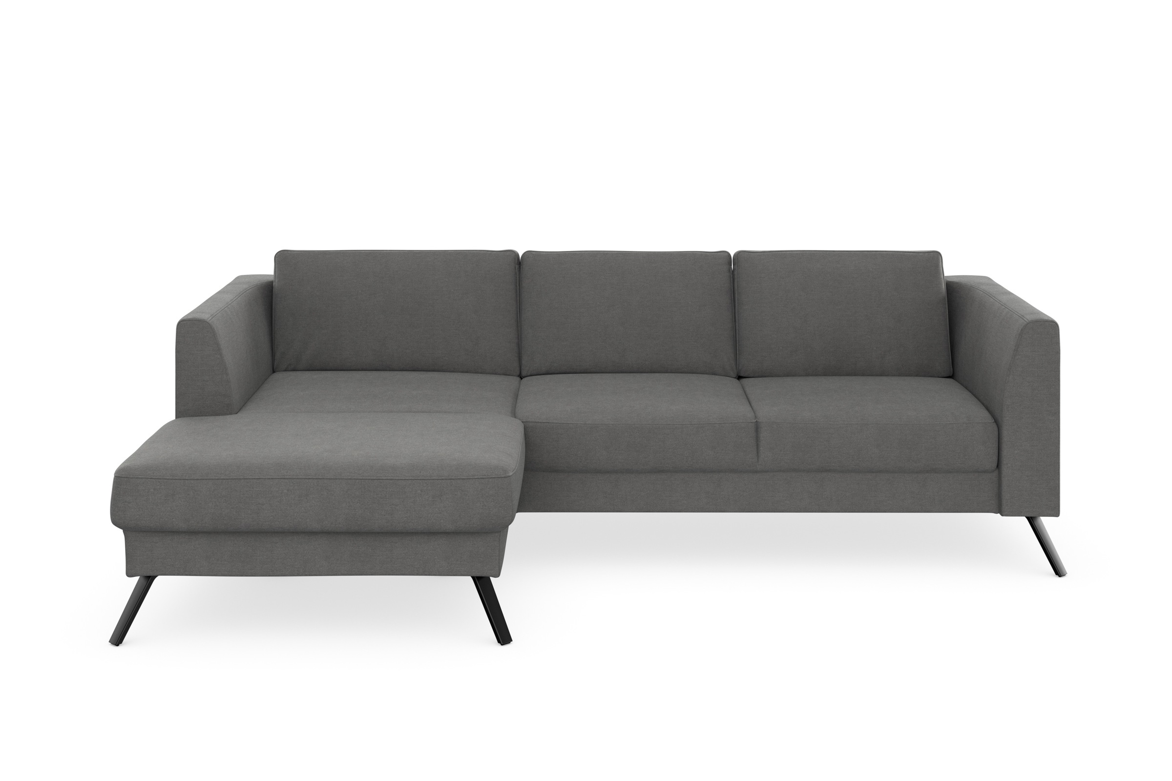 sit&more Ecksofa »Lindholm L-Form«, mit Sitztiefenverstellung und Federkern