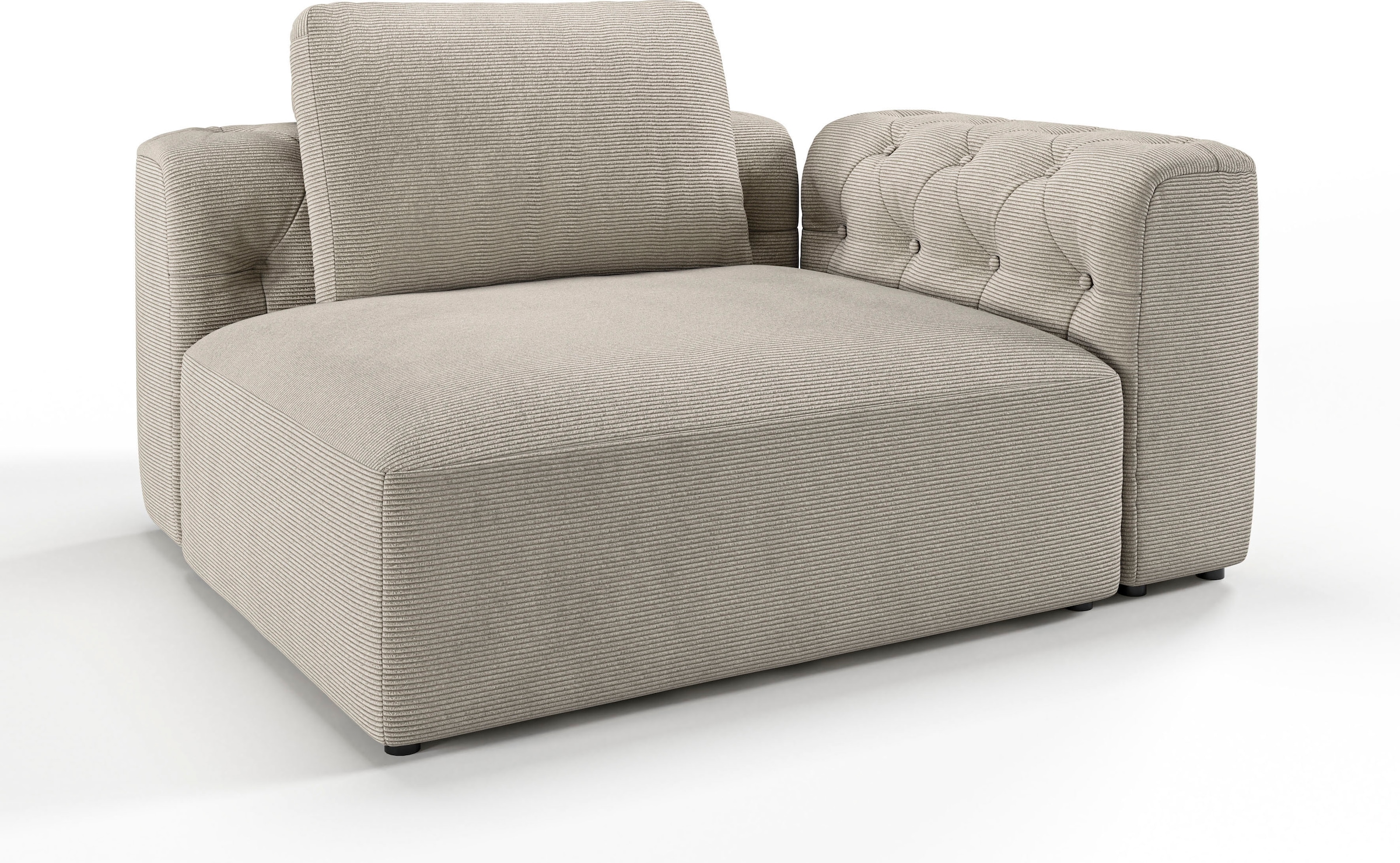 RAUM.ID 1,5-Sitzer »Cushid« Modul-Eckteil, auch einzeln stellbar, Breite 134 cm