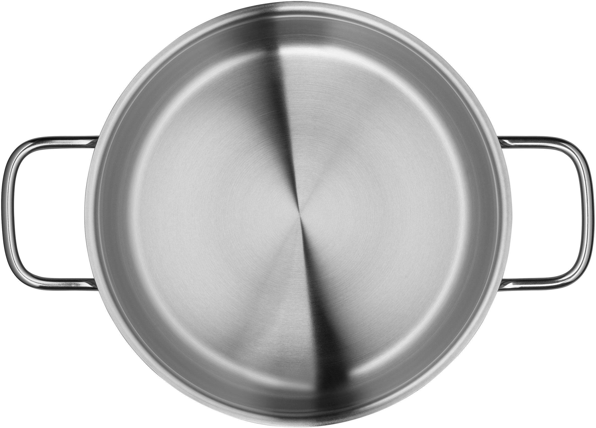 WMF Topf-Set »Diadem Plus«, Cromargan® Edelstahl Rostfrei 18/10, (Set, 6 tlg.), hochglanzpoliert, hochwertiger Glasdeckel, spülmaschinengeeignet