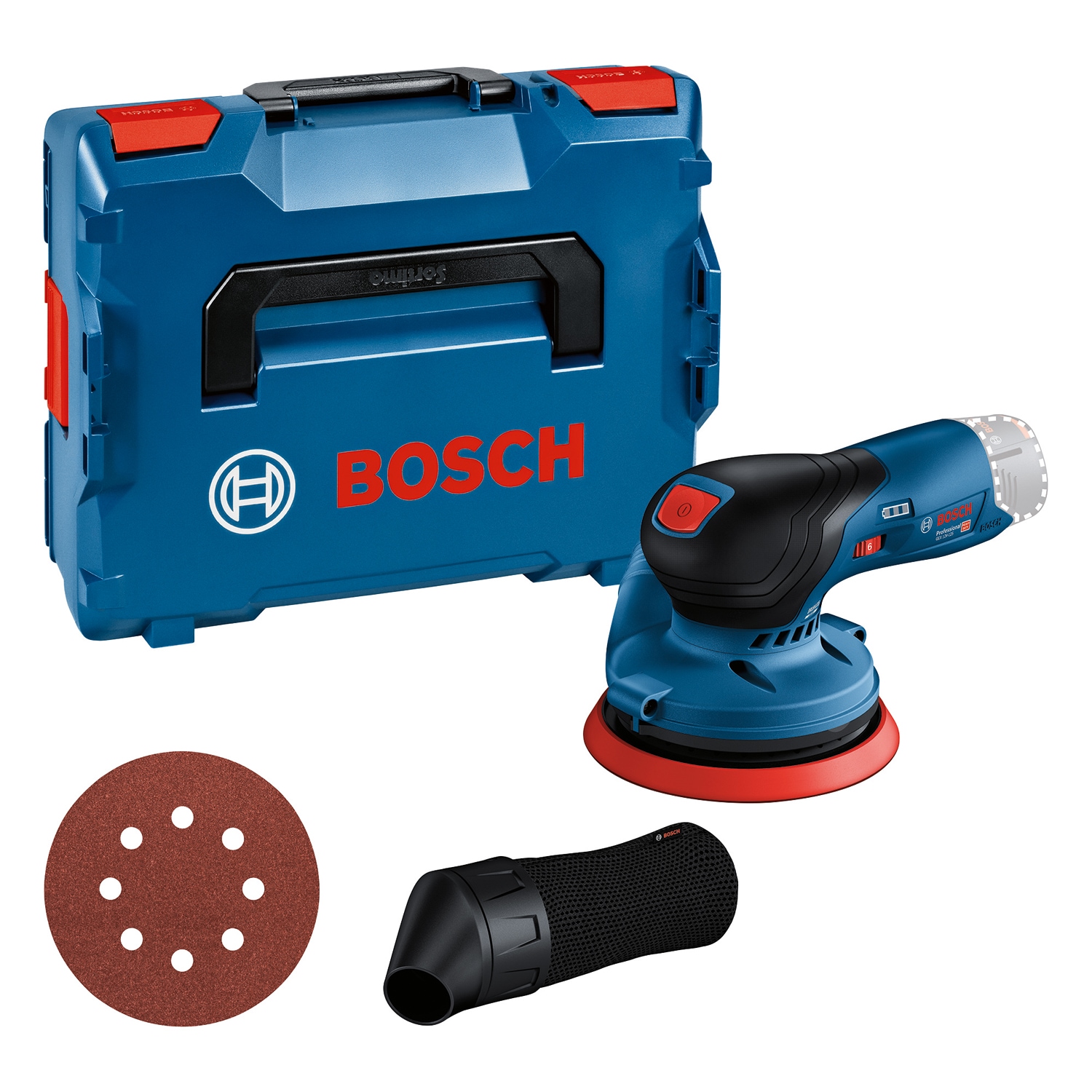 Bosch Professional Akku-Exzenterschleifer »»GEX 12V-125««, in L-BOXX, ohne Akku, ohne Ladegerät