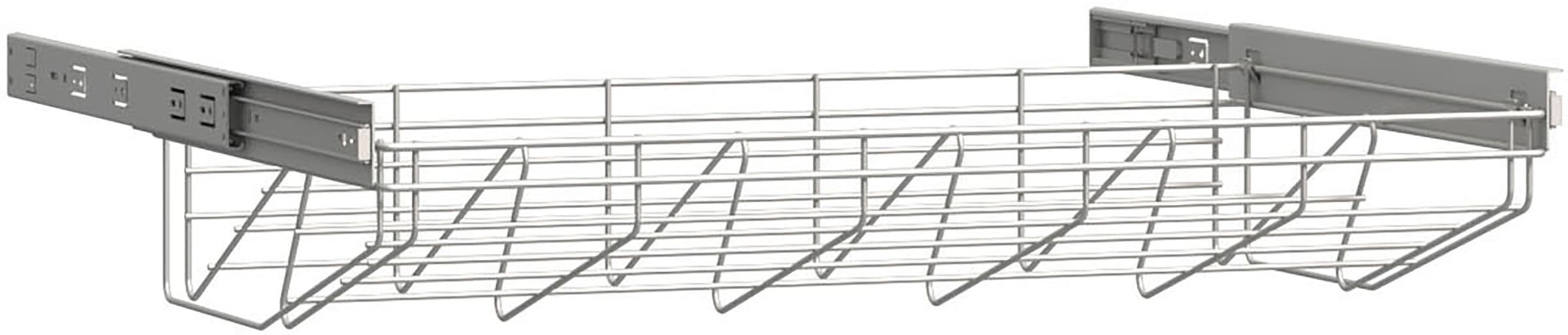 FORTE Schublade Ablage, platzsparend, einfache Montage, Metall