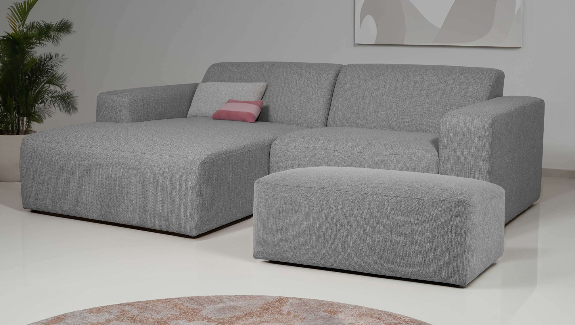 INOSIGN Ecksofa »Koa,228cm, L-Form, Modulsofa, Webstoff, Cord, Struktur« De günstig online kaufen