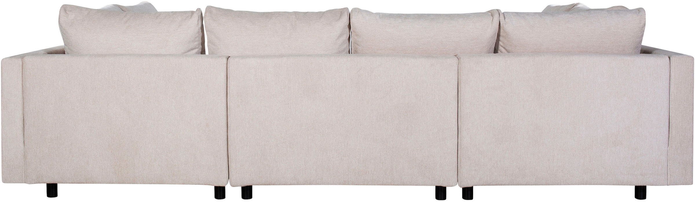 COLLECTION AB Wohnlandschaft »Toni U-Form, B: 298 cm« mit Hocker & 3 Zierkissen, Federkern