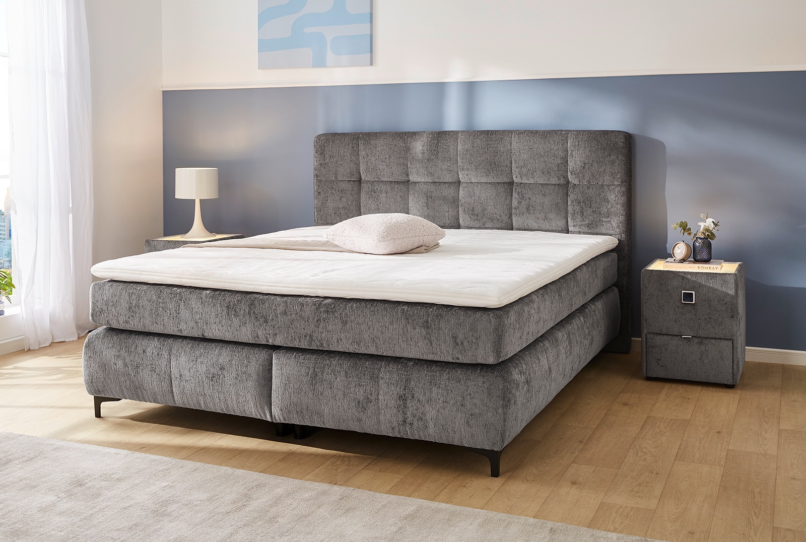 Jockenhöfer Gruppe Boxspringbett "Beatrice erhältlich in 140 & 180cm Breite günstig online kaufen
