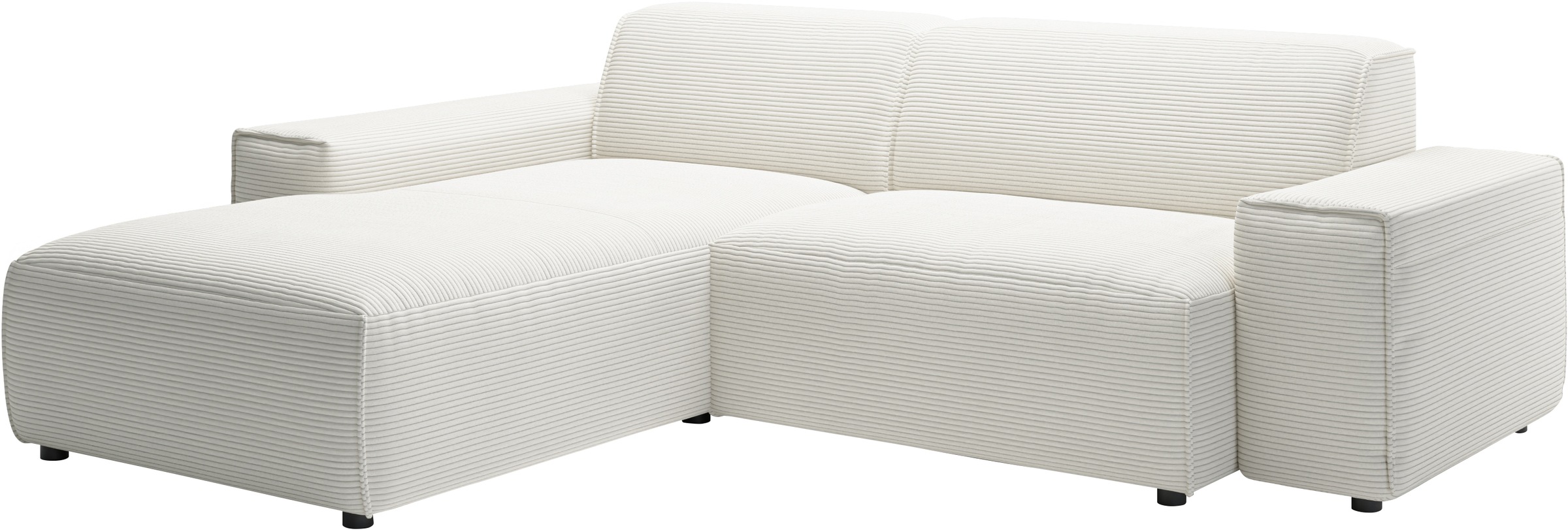 andas Ecksofa »Glimminge L-Form auch in Breitcord, Feincord + Easy care-Bezug,«, Breite 234, Zierkissen