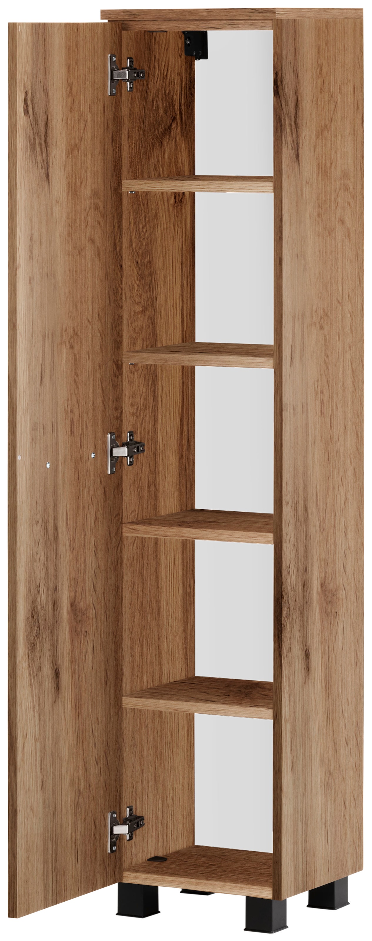 welltime Midischrank »Trento, verschiedene Ausführungen und Farben«, Badmöbel, Breite 30 cm, 1 Tür, Made in Germany