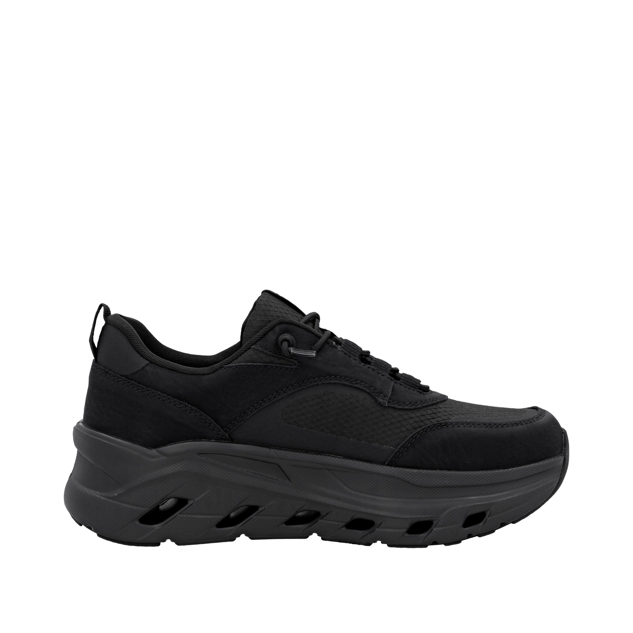RIEKER Sport Slip-On Sneaker, Schlupfschuh, Halbschuh, Freizeitschuh mit trendy Plateausohle