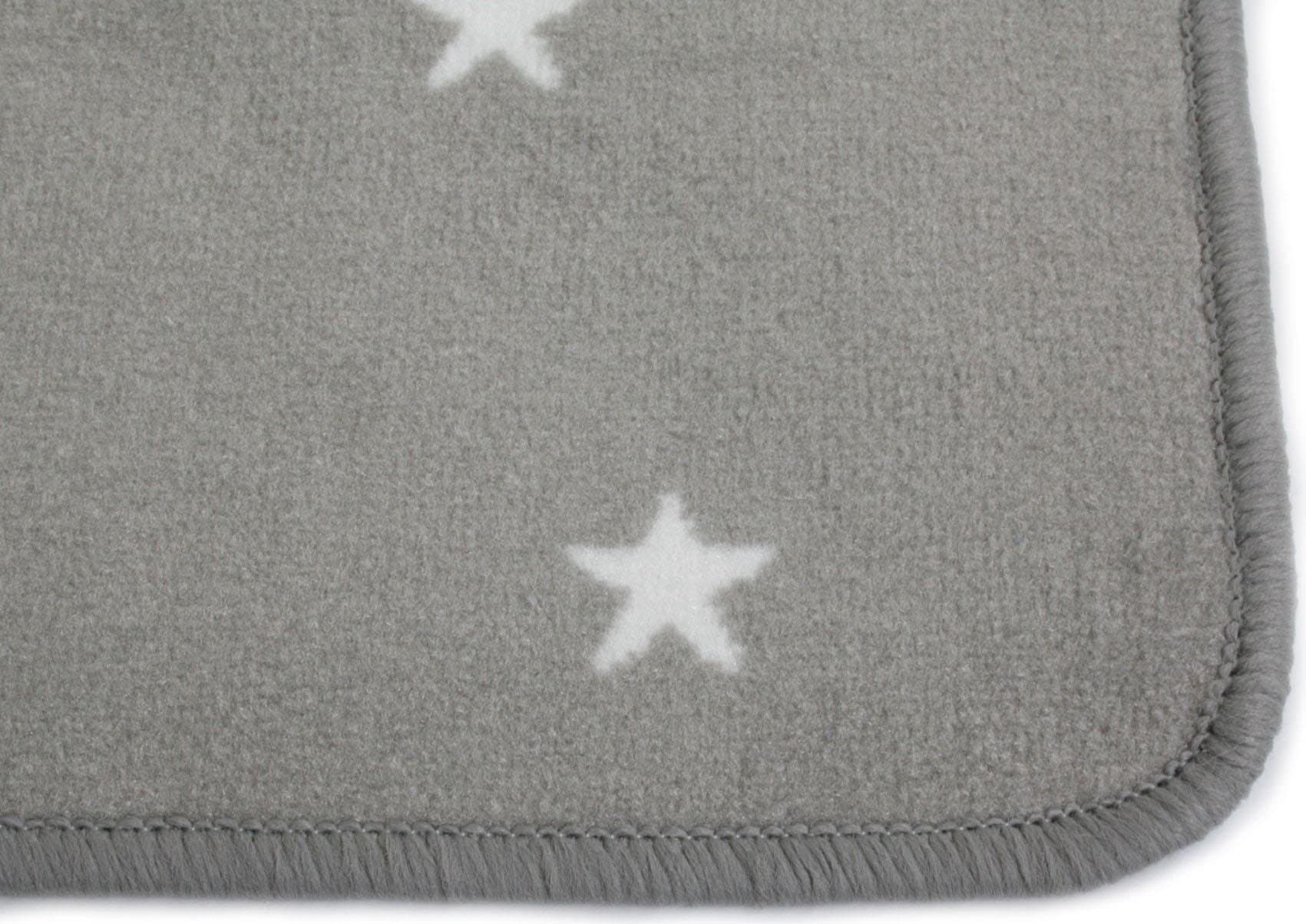 Primaflor-Ideen in Textil Kinderteppich »STELLA, Made in Belgium«, rechteckig, 5 mm Höhe, Motiv Sterne, Kinderzimmer