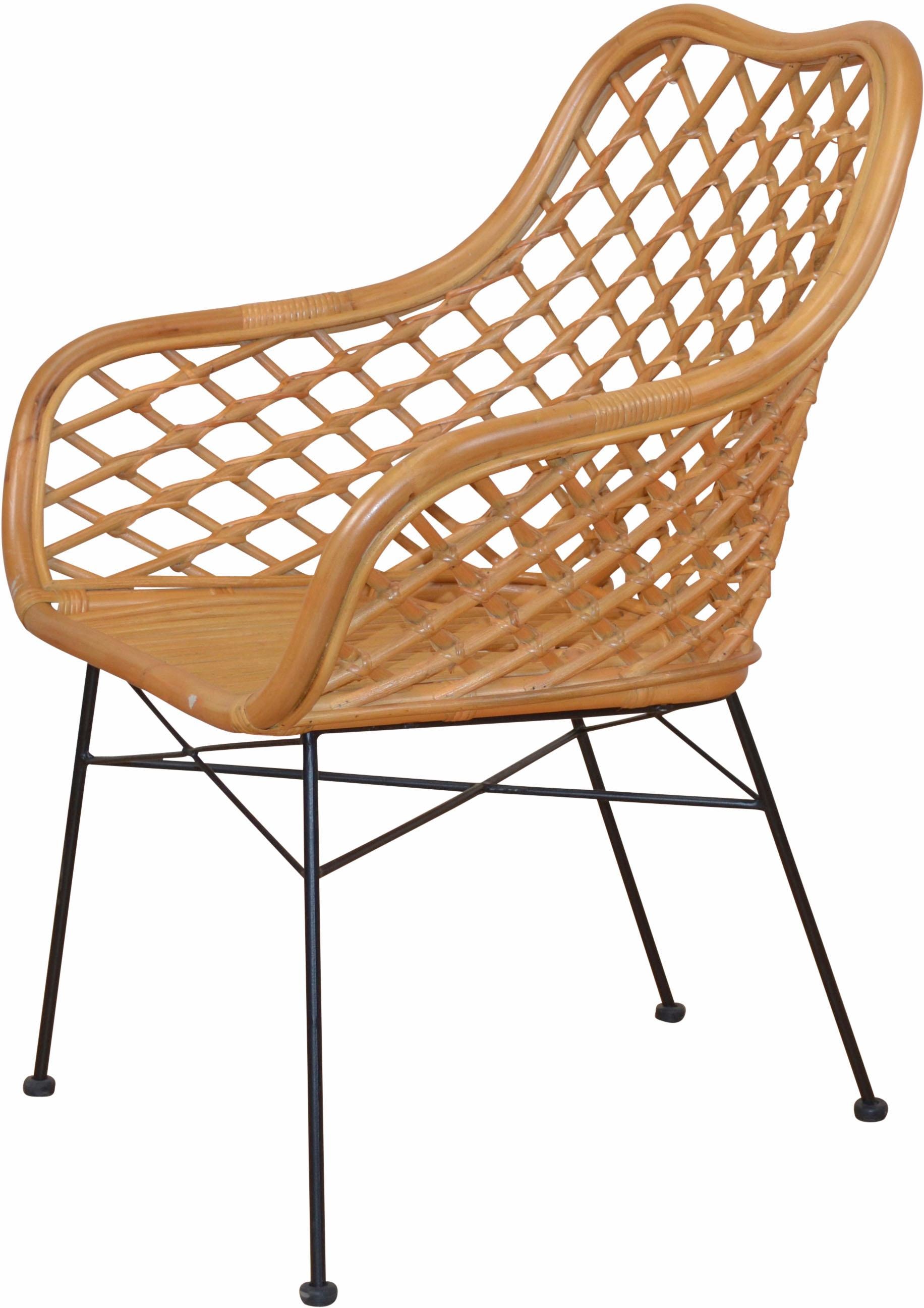 Home affaire Rattanstuhl () 1 Stk.ohne Sitzkissen günstig online kaufen