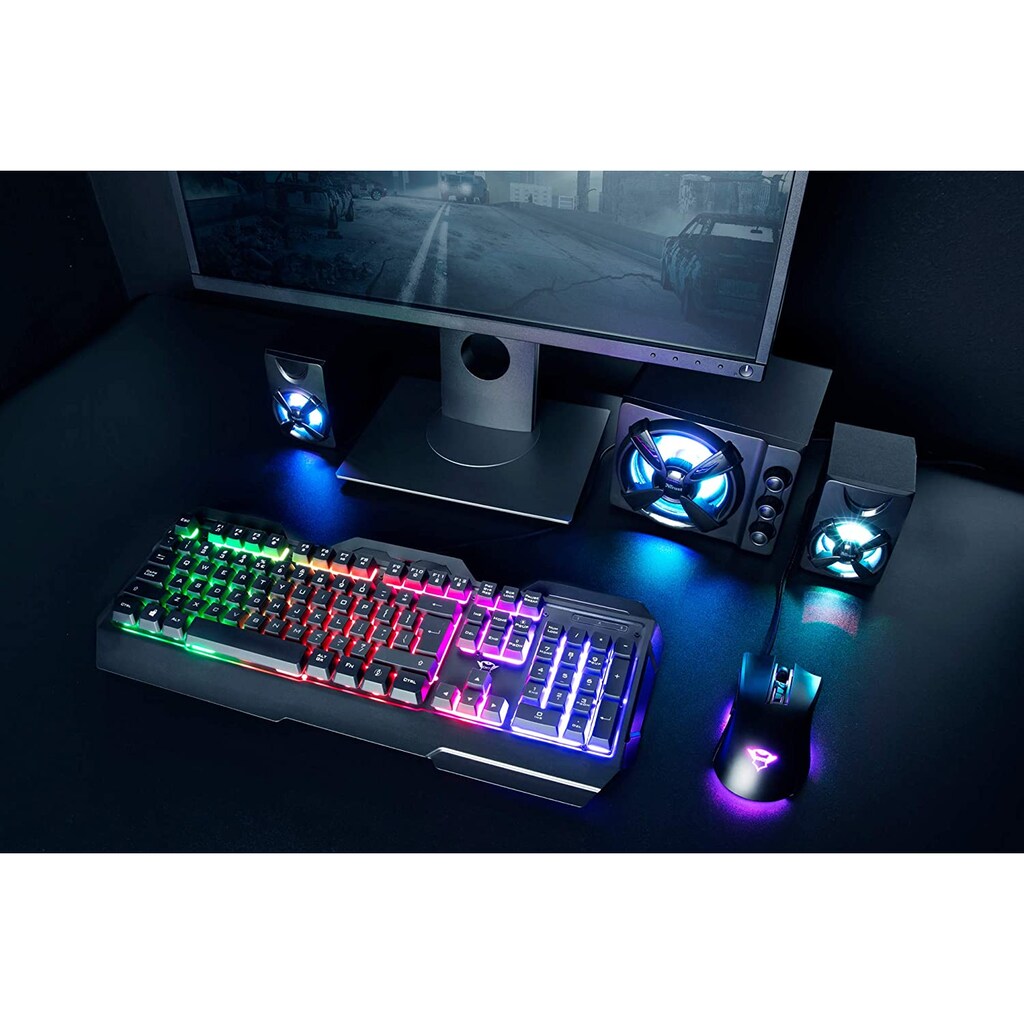 Trust Gaming-Tastatur »GXT856 TORAC GAMING KEYBOARD DE«