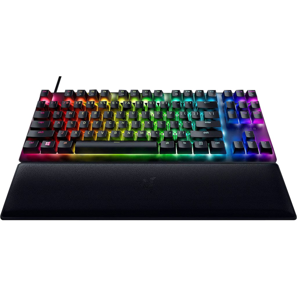 RAZER Gaming-Tastatur »Huntsman V2 Tenkeyless«, (Handgelenkauflage-Fn-Tasten)