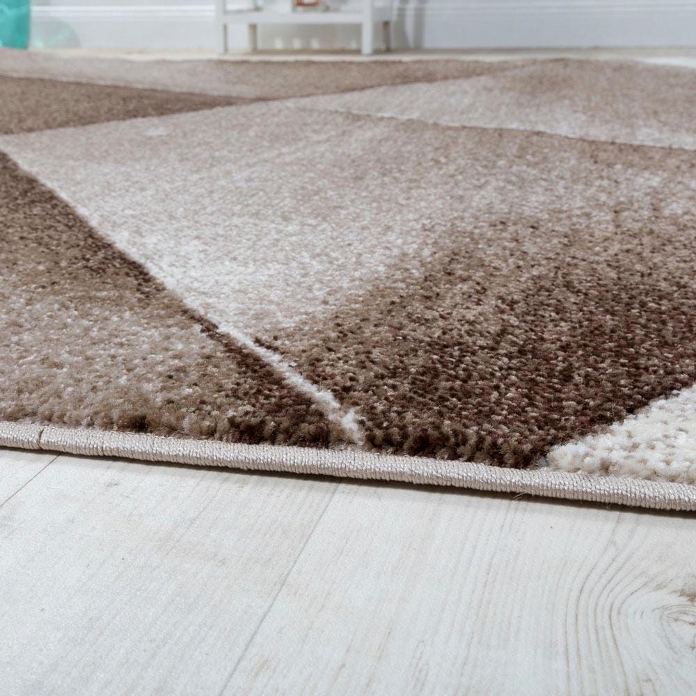 Paco Home Teppich »ECE 922«, rechteckig, 14 mm Höhe, Kurzflor, modernes geometrisches Design