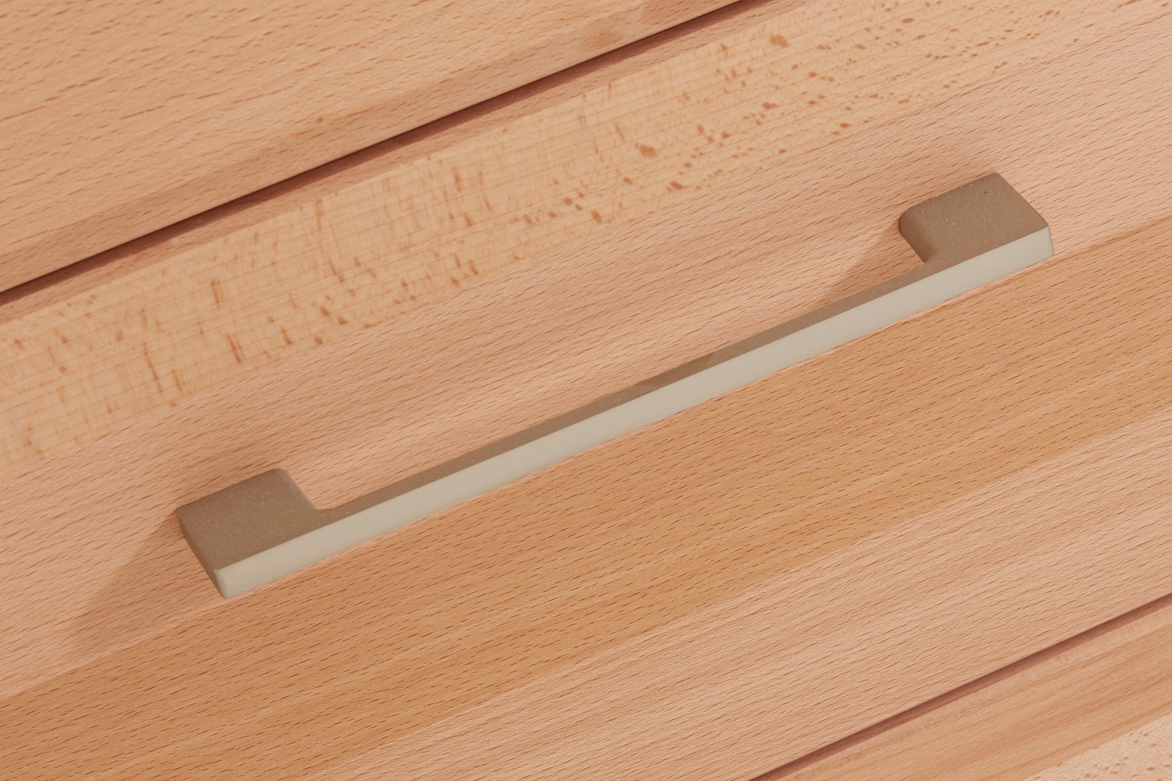 VOGL Möbelfabrik Lowboard »1237«, Massivholzfront, Breite ca. 211 cm, mit Softclose Funktion