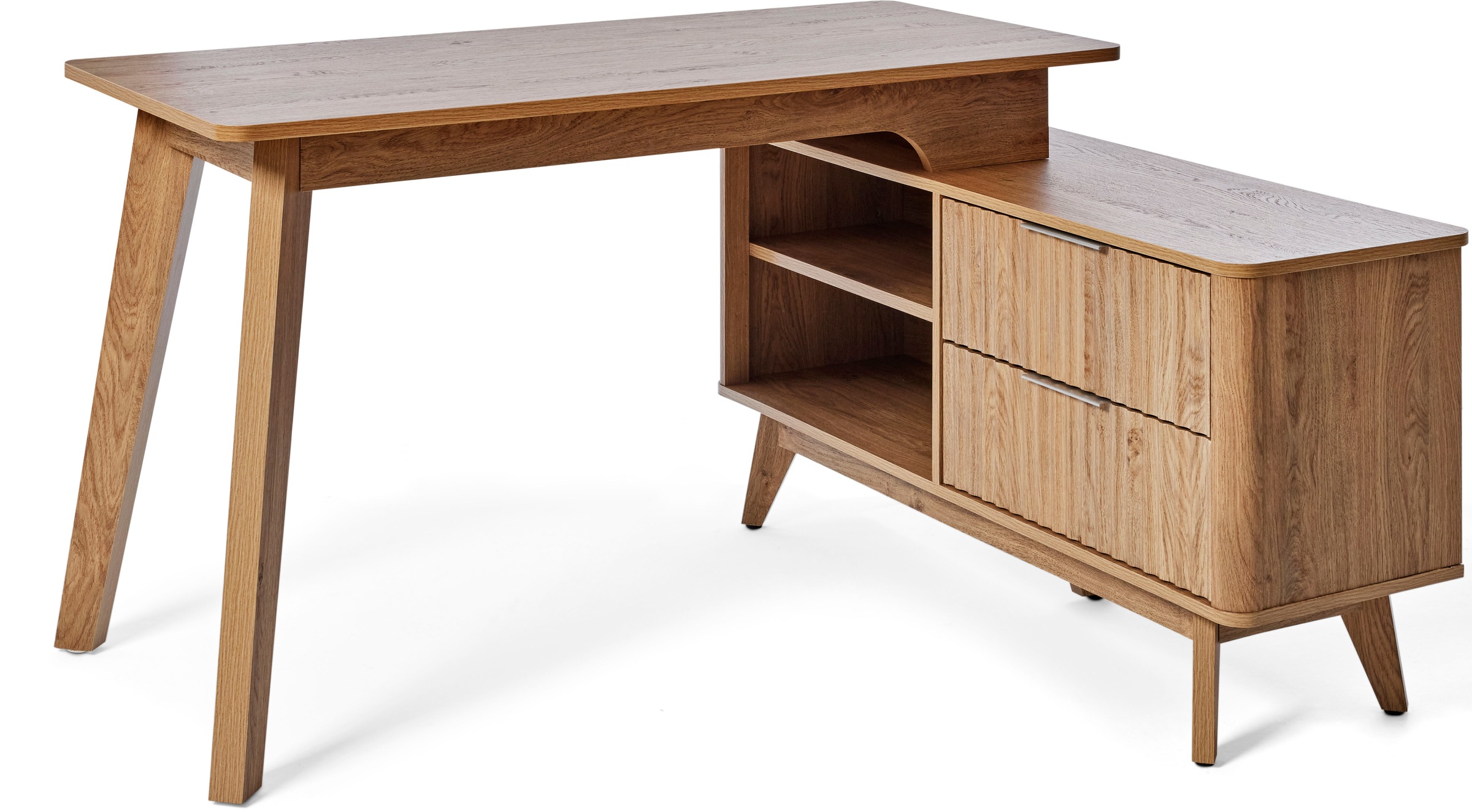 Jahnke Eckschreibtisch »WAVE C 150 E«, (1 St.), Eckschreibtisch, Fronten in günstig online kaufen