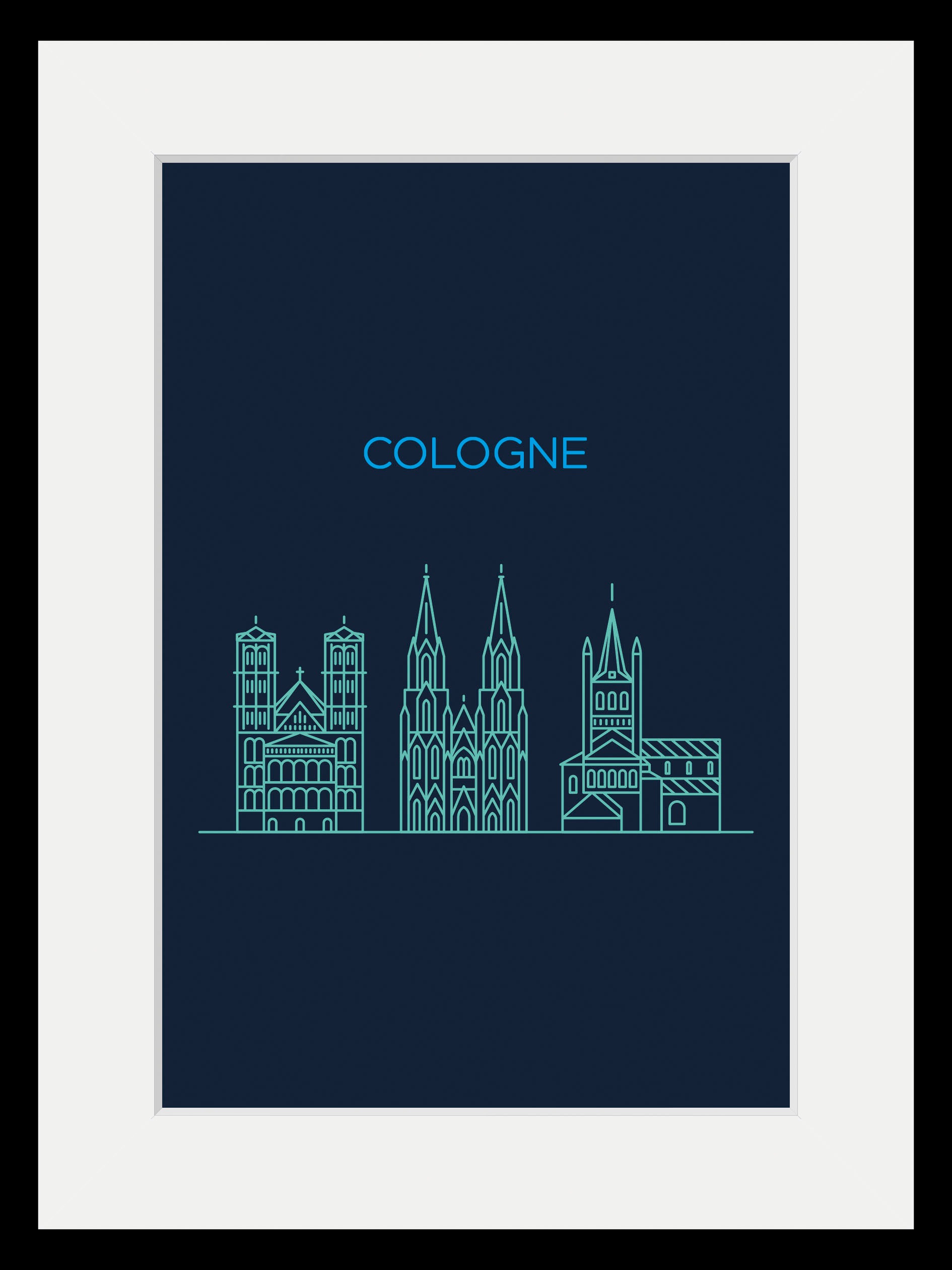 queence Bild »Cologne Sightseeing«, Städte-Stadt-Deutschland-Kirche-Gebäude günstig online kaufen