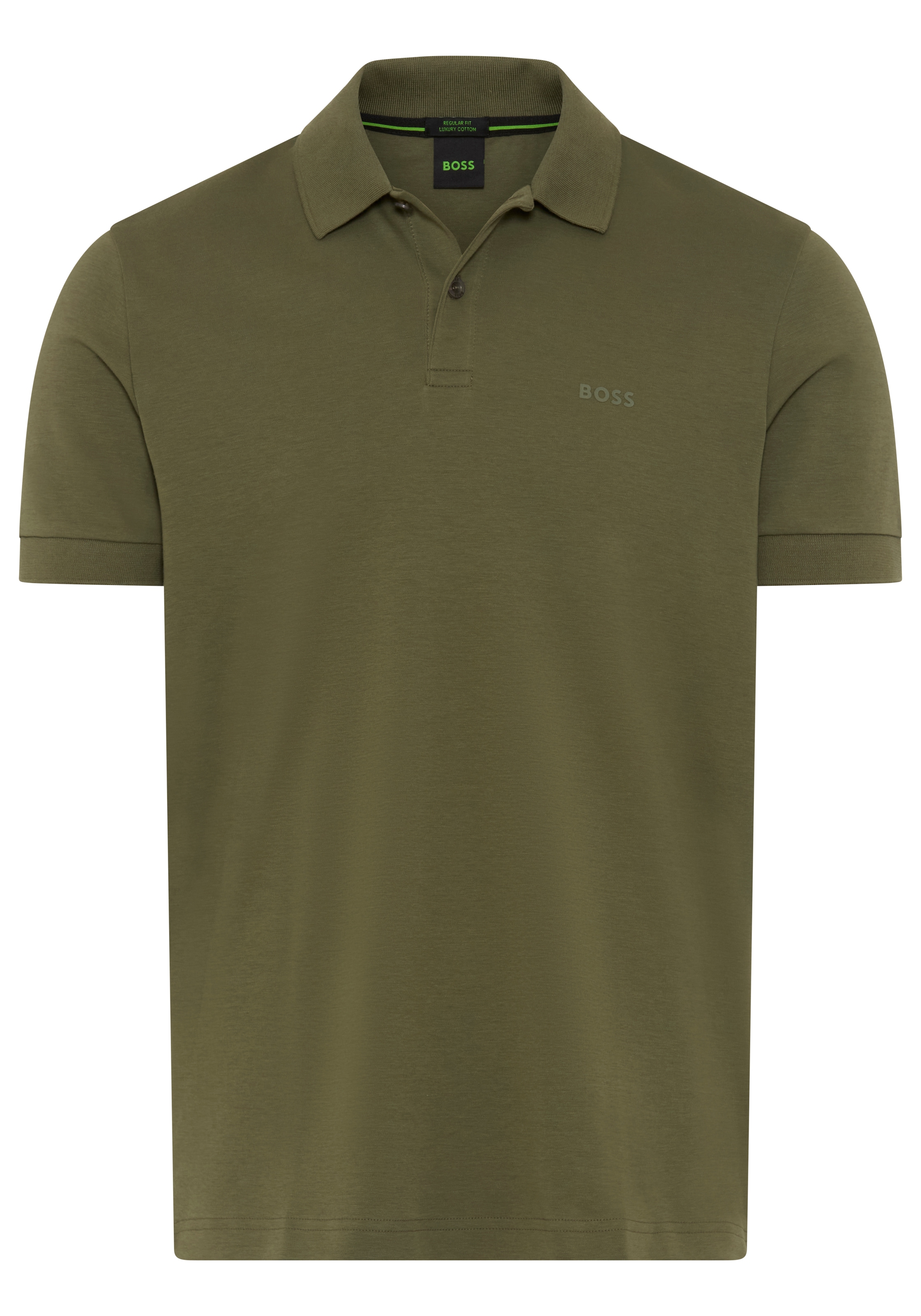 BOSS GREEN Poloshirt »Pio 2 Jersey Regular Fit« Cotton Jersey Polo, pflegeleicht 100% Baumwolle