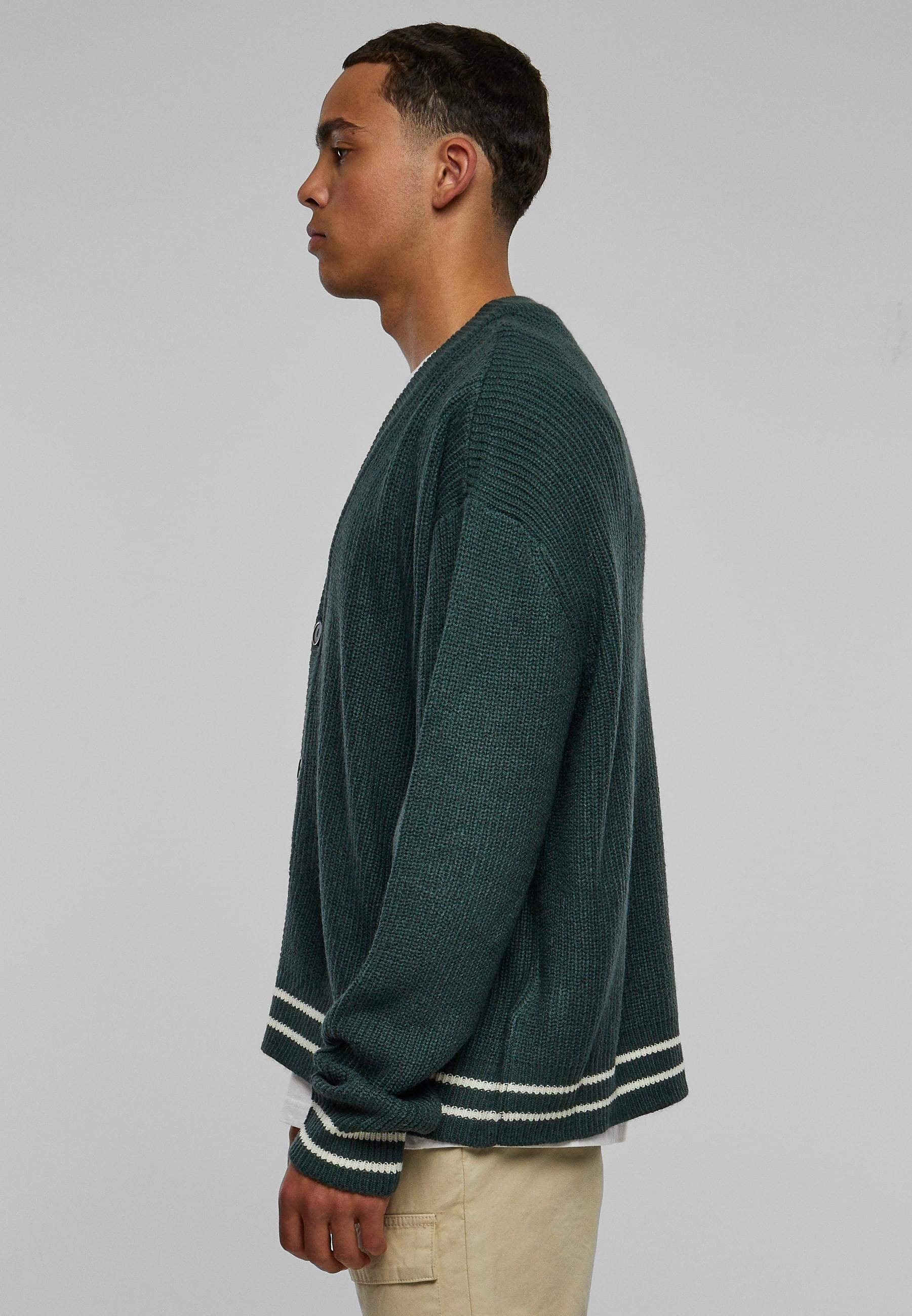 URBAN CLASSICS Strickjacke »Urban Classics Herren Sporty Boxy Cardigan« 1 Stk.