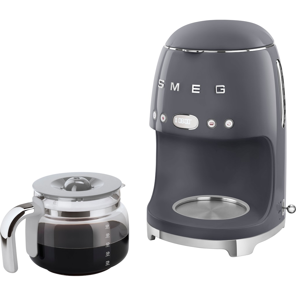 Smeg Filterkaffeemaschine »DCF02GREU«, 1,4 l Kaffeekanne, Permanentfilter-Papierfilter, 1x4