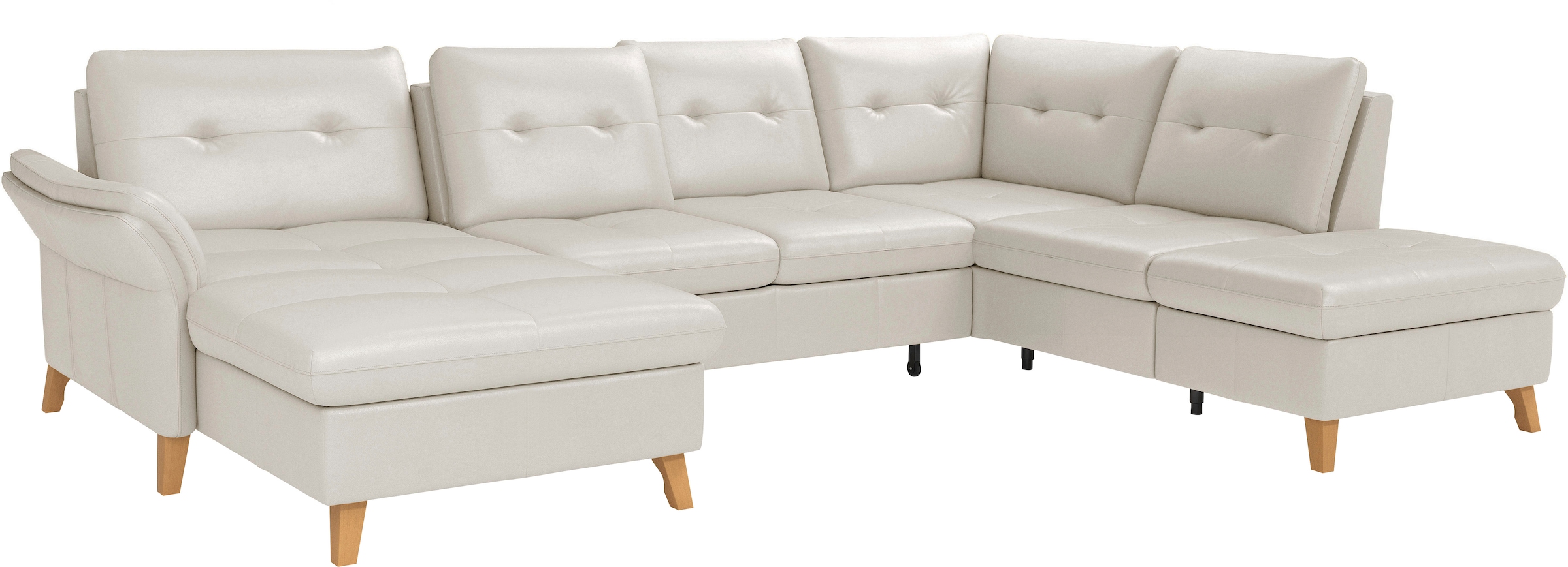 sit&more Wohnlandschaft »Göteborg«, inkl. Sitztiefenverstellung, wahlweise mit Bettfunktion & Bettkasten