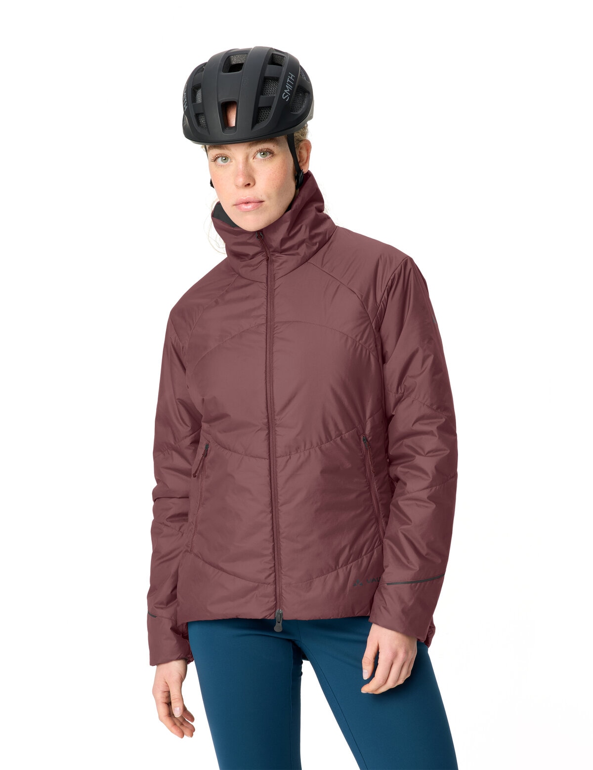 VAUDE Fahrradjacke »WOMEN'S WINTRY INSULATION JACKET« sportlicher Stil, mit PrimaLoft®-Wattierung, hoher Stehkragen
