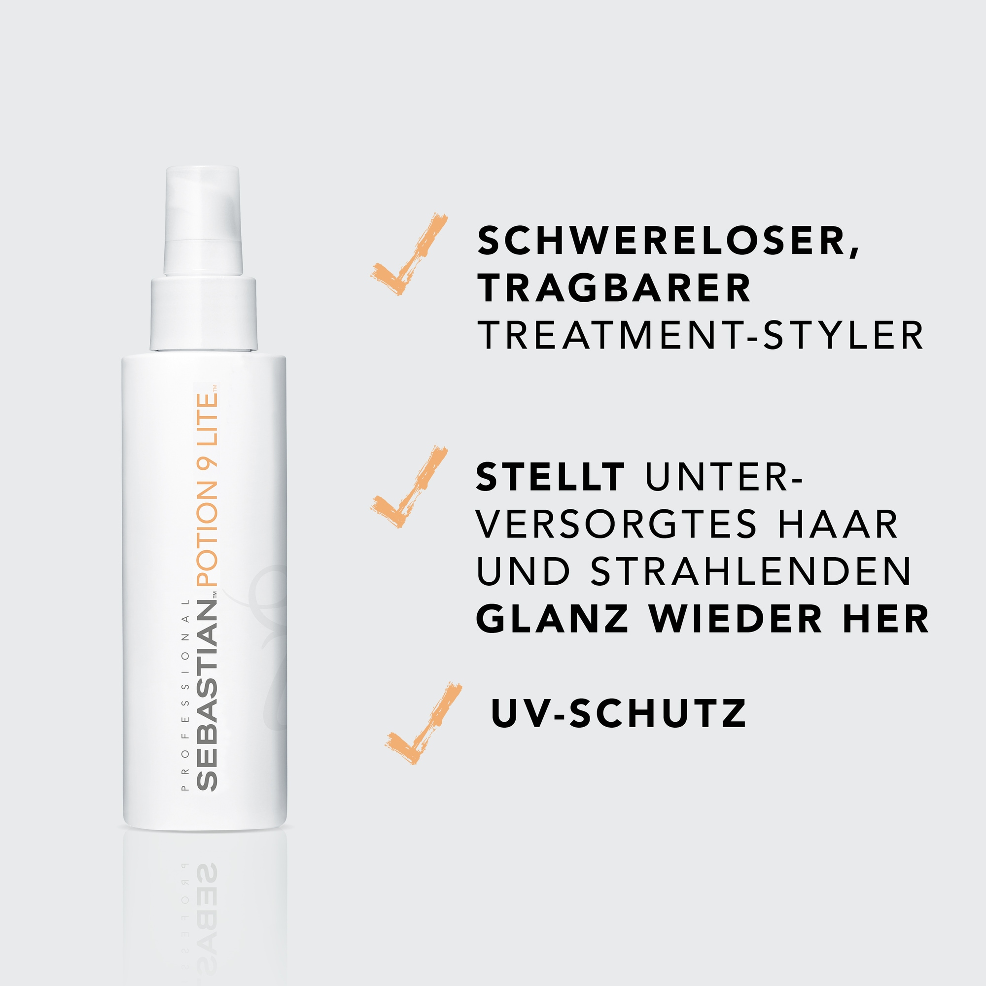 Sebastian Professional Haarcreme »POTION9 LITE« Leave-in, leichter Halt, pflegend