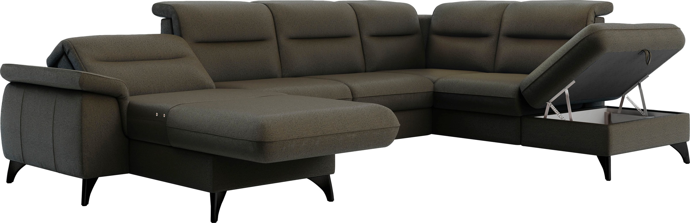 sit&more Wohnlandschaft »Astoria U-Form«, wahlweise mit motorischer Relaxfunktion