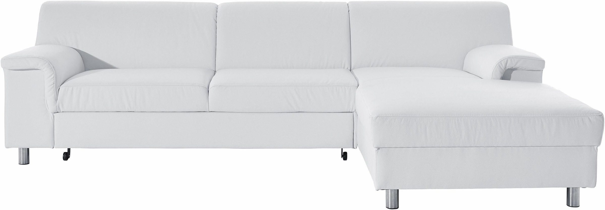 DOMO collection Ecksofa »Jamie, modern und elegant, Fußhöhe 9cm, L-Form,« w günstig online kaufen