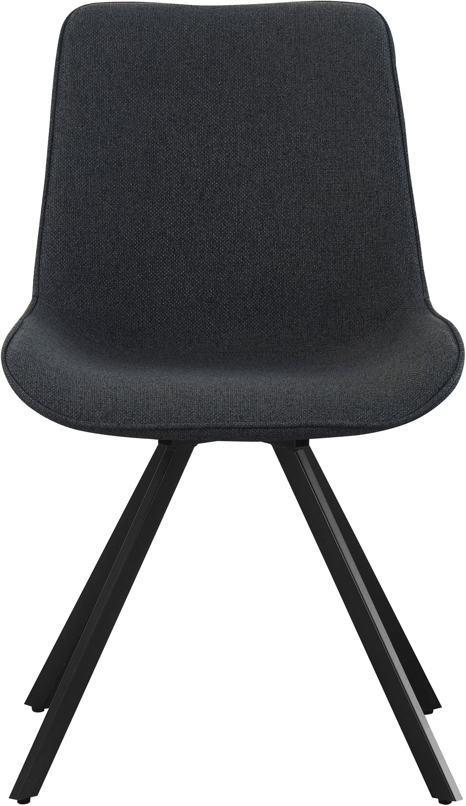 Home affaire Drehstuhl »INUVIK, 2er Set, mit Metallgestell in matt schwarz« (Set) 2 Stk.in verschiedenen Farben, Belsatbarkeit pro Stuhl 120 kg